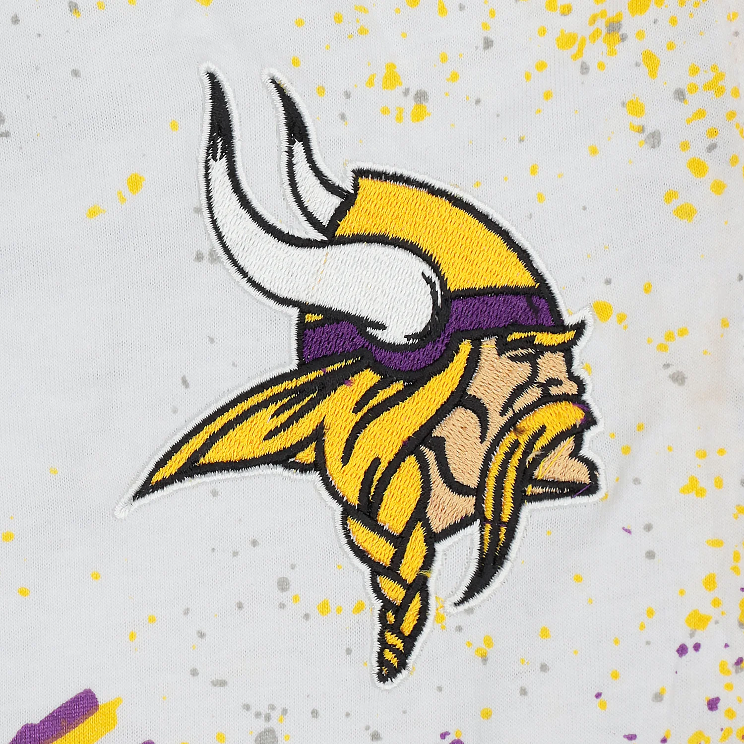Zubaz NFL Adult Unisex Z88 Embroidered Confetti 3 Color Pants, Minnesota Vikings - Image 3
