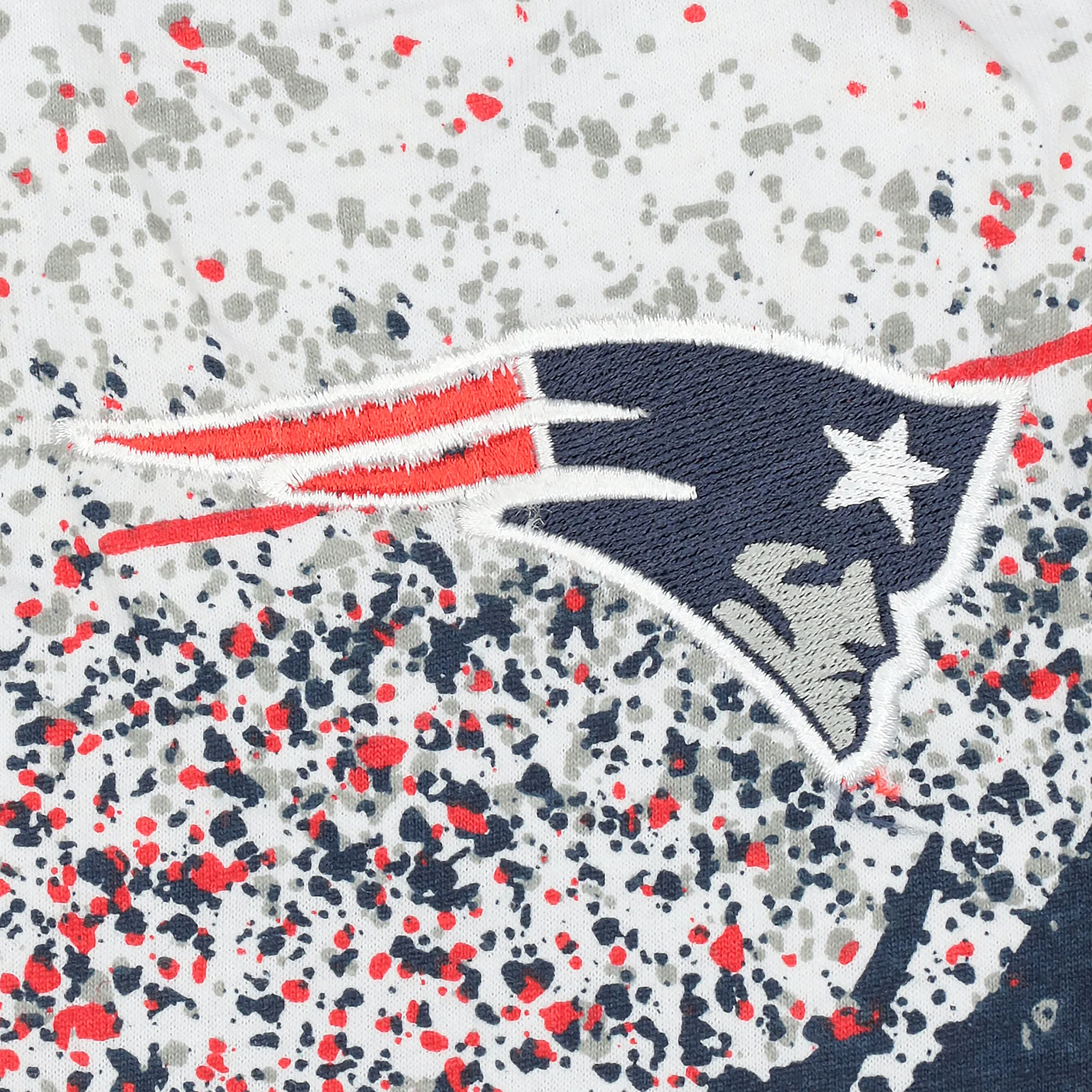 Zubaz NFL Adult Unisex Z88 Embroidered Confetti 3 Color Pants, New England Patriots - Image 3