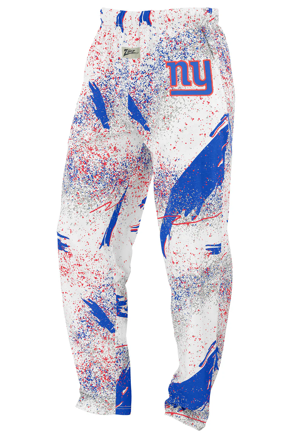 Zubaz NFL Adult Unisex Z88 Embroidered Confetti 3 Color Pants, New York Giants - Image 13