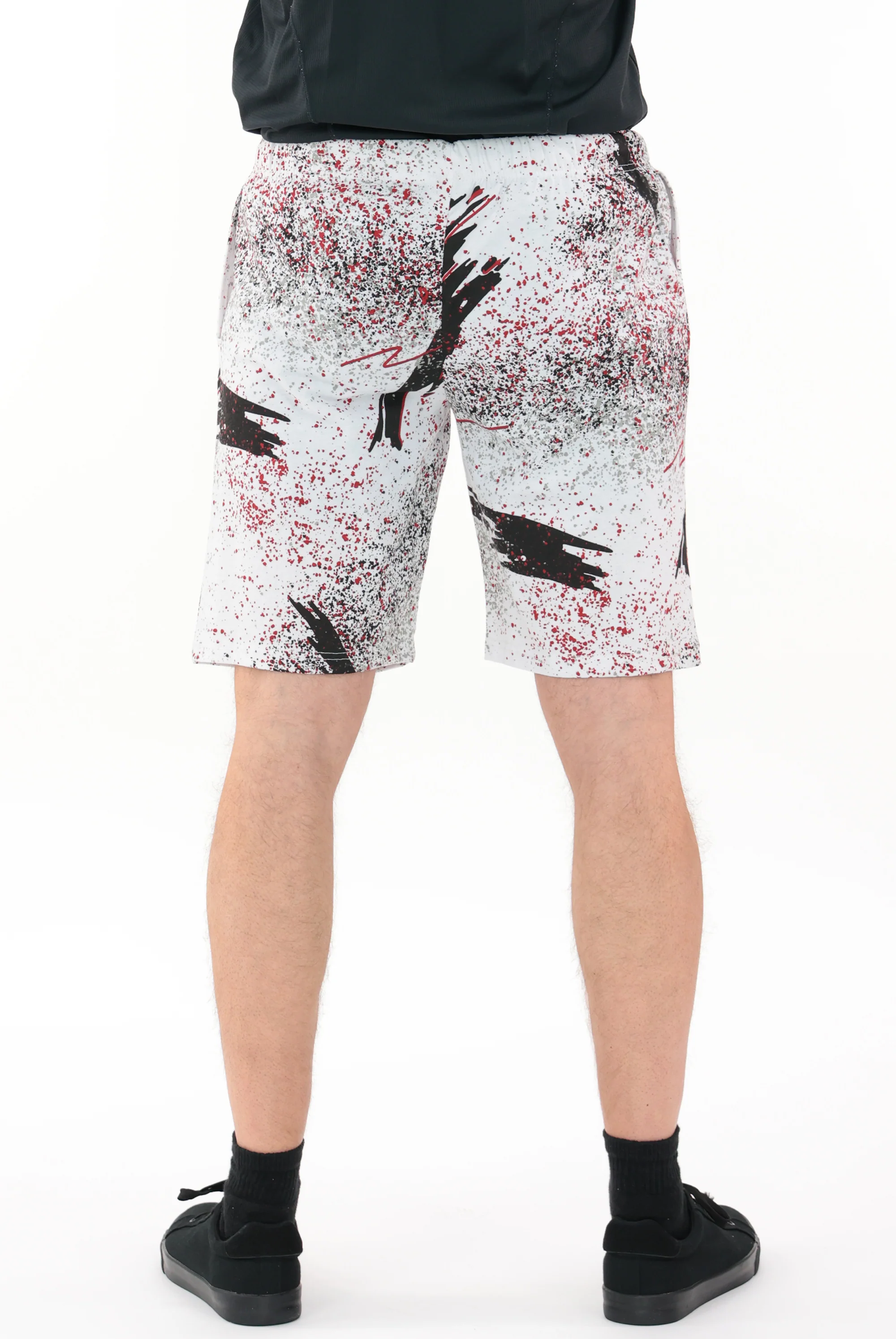 Zubaz NFL Adult Unisex Z88 Embroidered Confetti 3 Team Color Shorts, Atlanta Falcons - Image 11