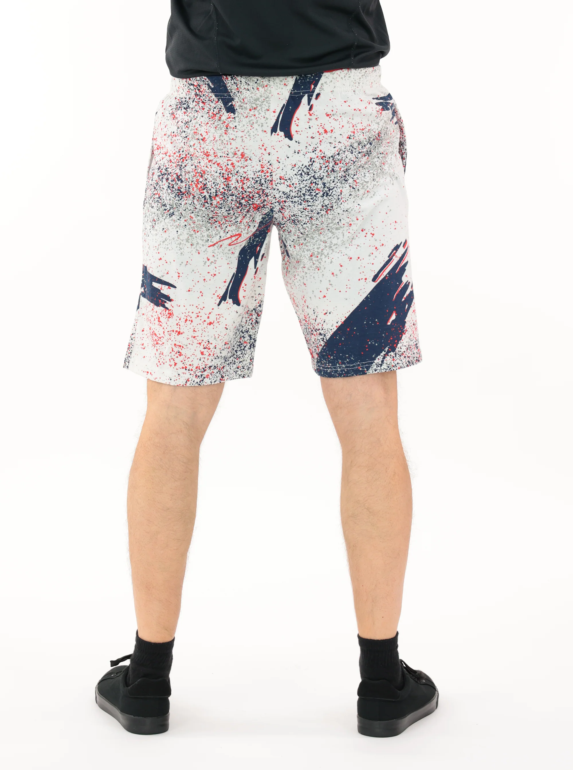 Zubaz NFL Adult Unisex Z88 Embroidered Confetti 3 Team Color Shorts, Houston Texans - Image 28