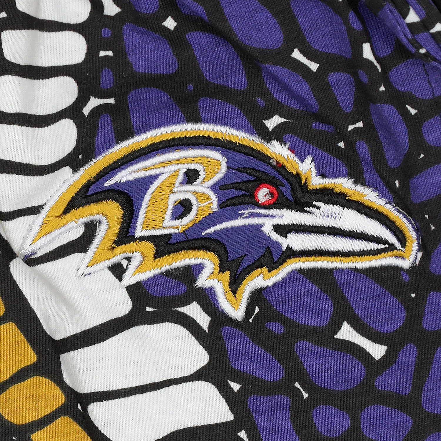Zubaz NFL Adult Unisex Z88 Embroidered Gator 3 Color Pants, Baltimore Ravens - Image 3