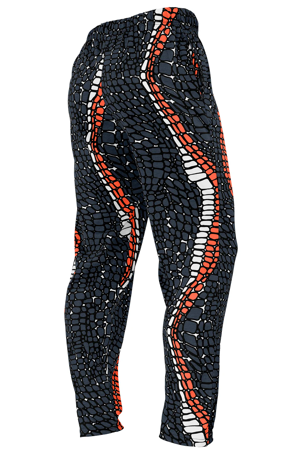 Zubaz NFL Adult Unisex Z88 Embroidered Gator 3 Color Pants, Denver Broncos - Image 2