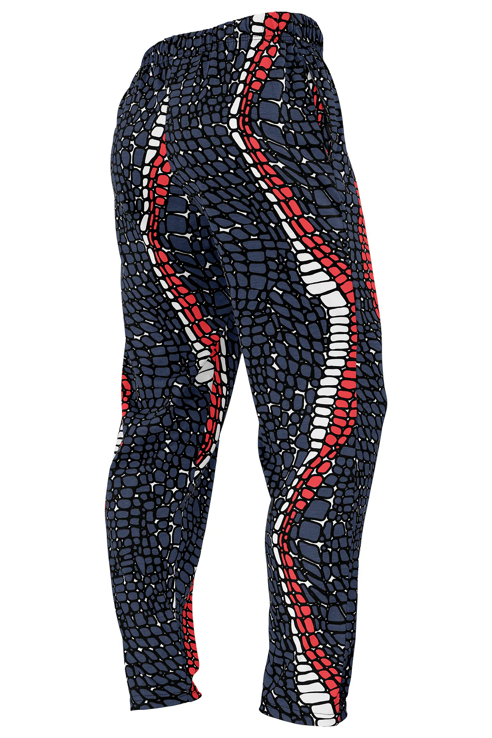 Zubaz NFL Adult Unisex Z88 Embroidered Gator 3 Color Pants, Houston Texans - Image 2