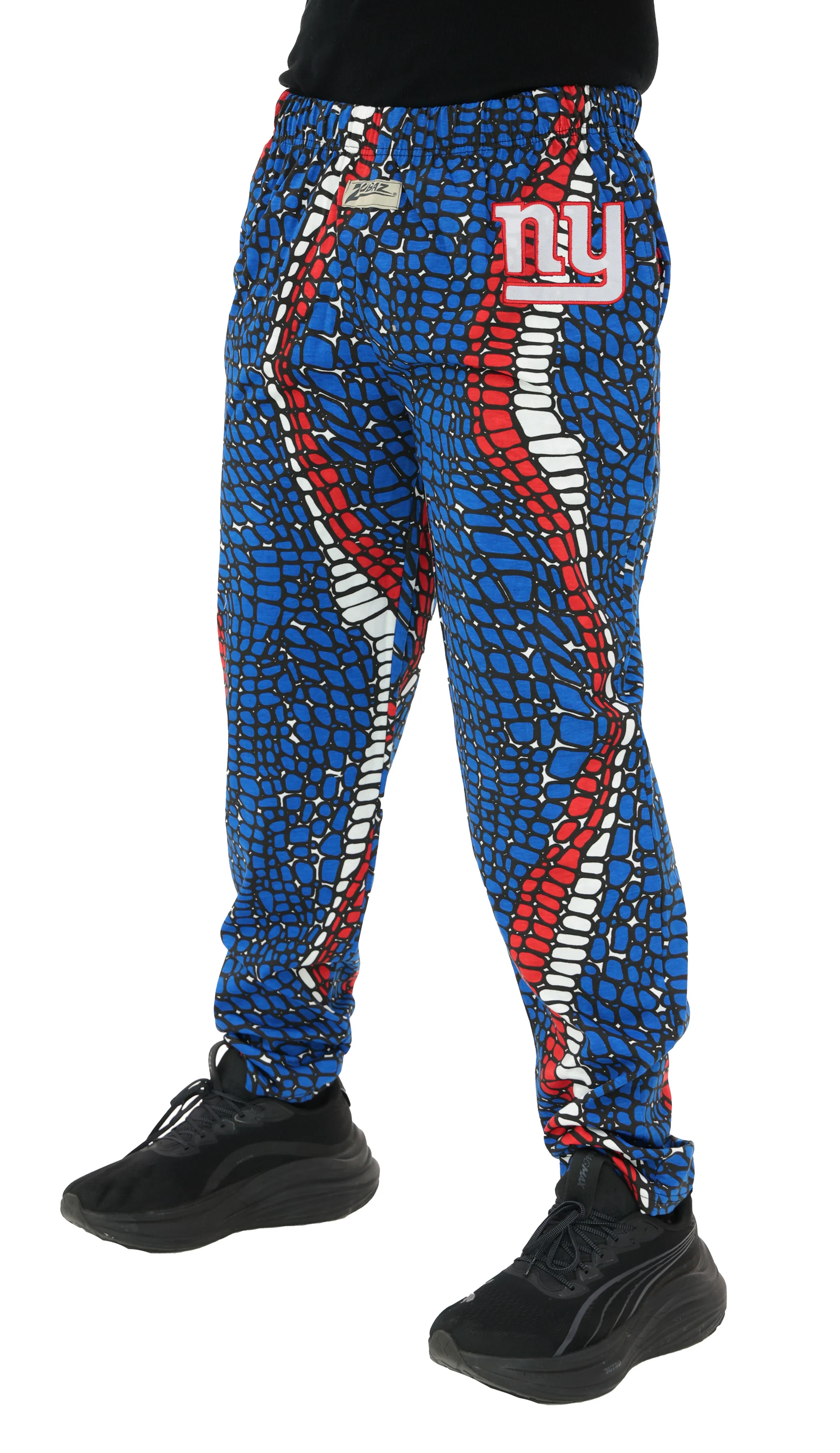 Zubaz NFL Adult Unisex Z88 Embroidered Gator 3 Color Pants, New York Giants - Image 40