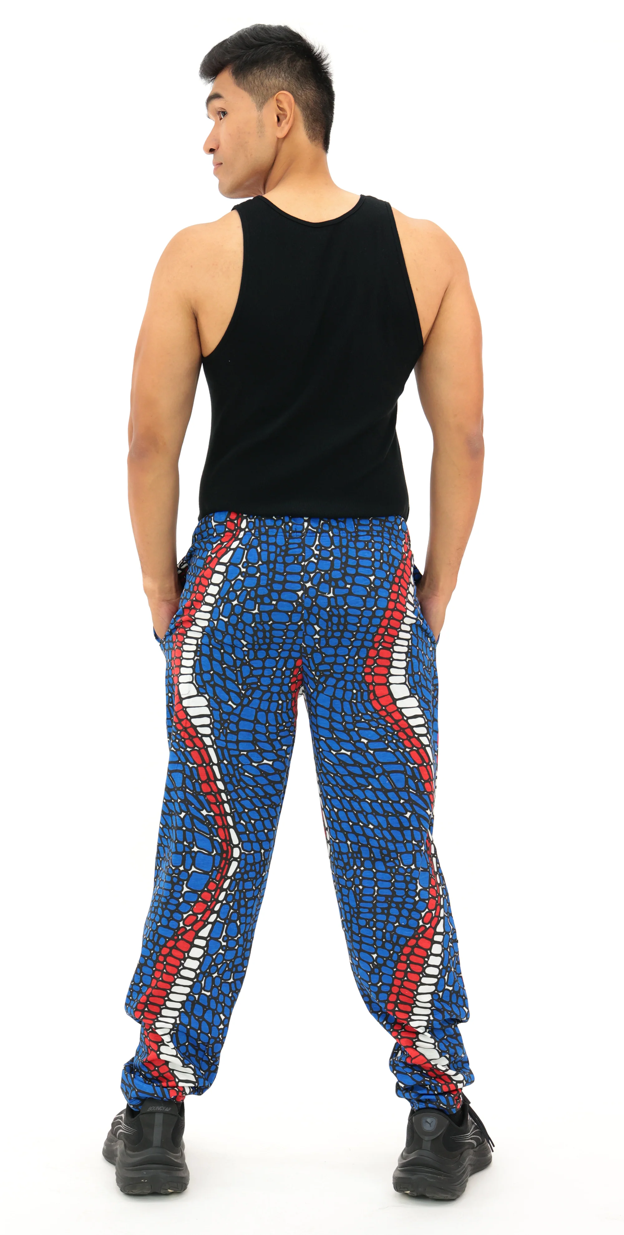 Zubaz NFL Adult Unisex Z88 Embroidered Gator 3 Color Pants, New York Giants - Image 44