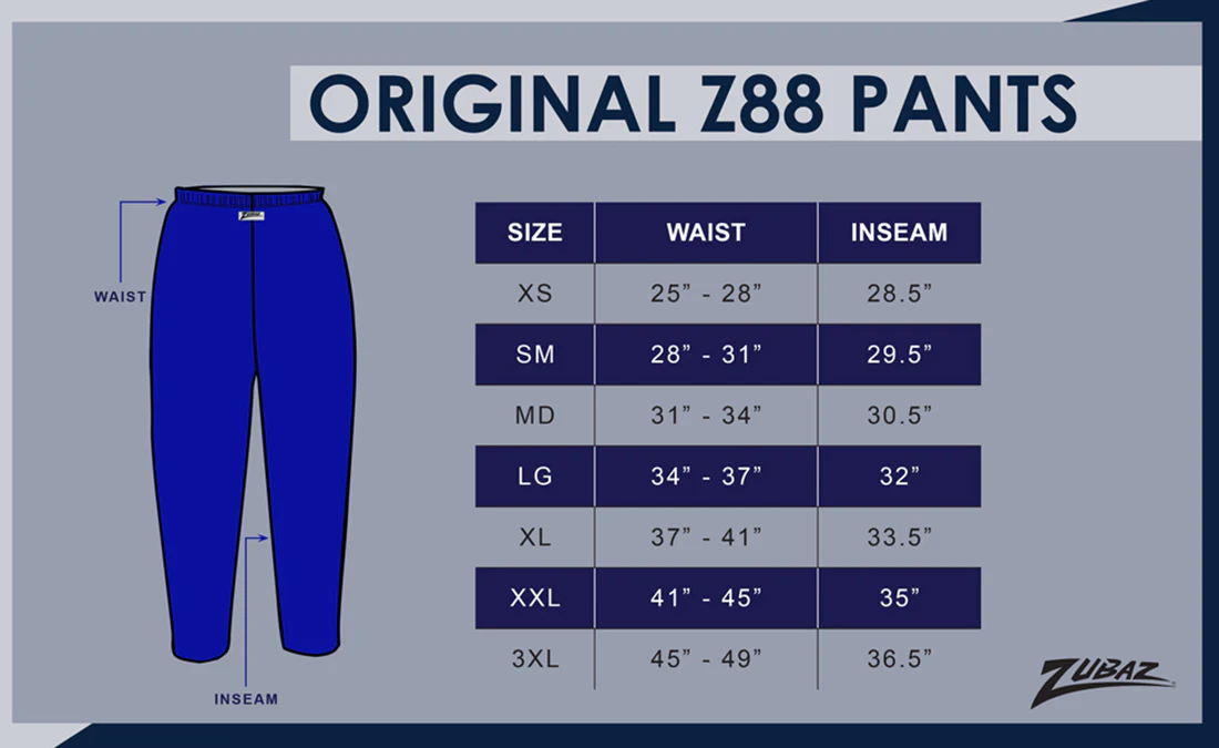 Zubaz NFL Adult Unisex Z88 Embroidered Gator 3 Color Pants, New York Giants - Image 62
