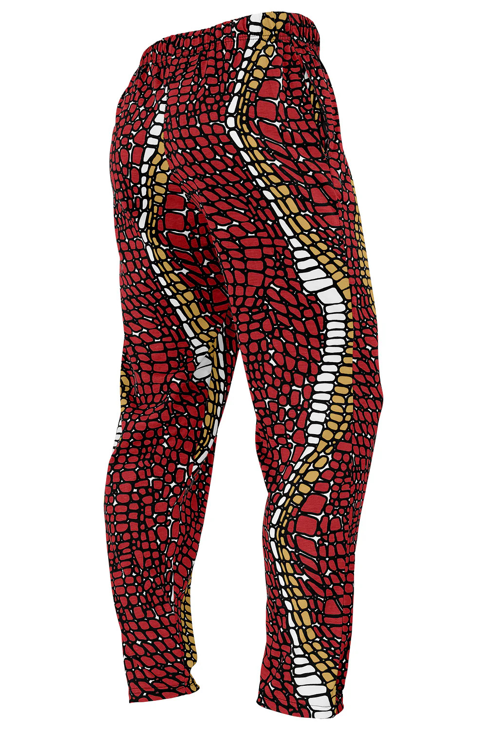 Zubaz NFL Adult Unisex Z88 Embroidered Gator 3 Color Pants, San Francisco 49ers - Image 2
