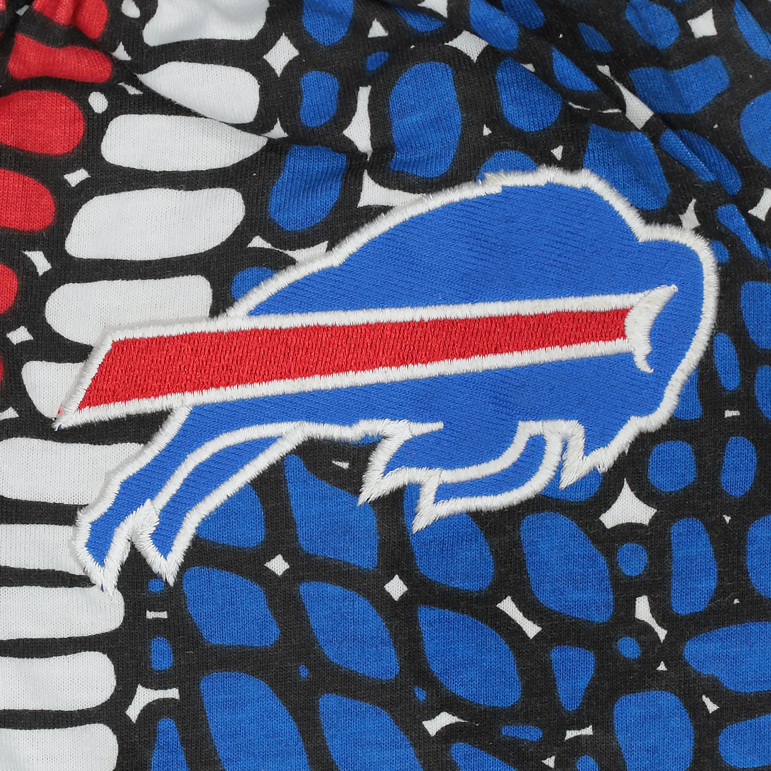 Zubaz NFL Adult Unisex Z88 Embroidered Gator 3 Color Shorts, Buffalo Bills - Image 3