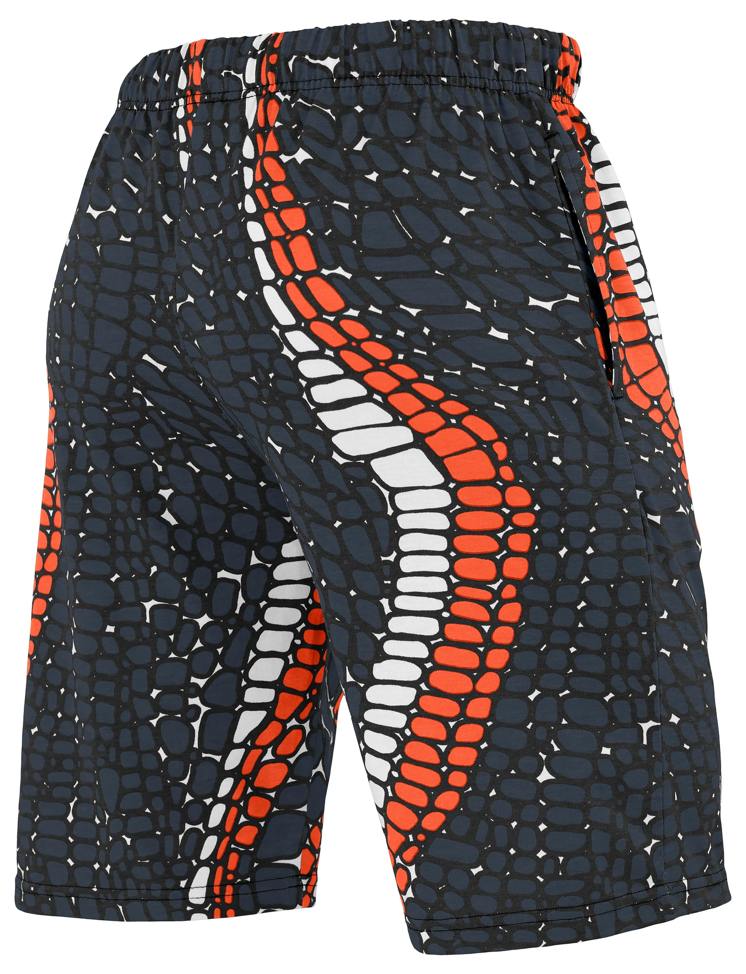 Zubaz NFL Adult Unisex Z88 Embroidered Gator 3 Color Shorts, Chicago Bears - Image 2