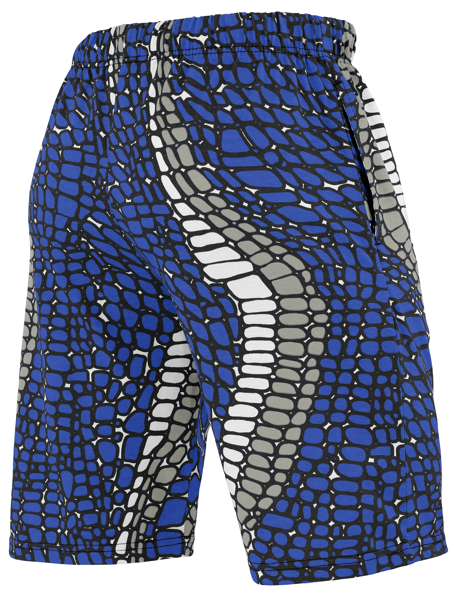 Zubaz NFL Adult Unisex Z88 Embroidered Gator 3 Color Shorts, Indianapolis Colts - Image 2