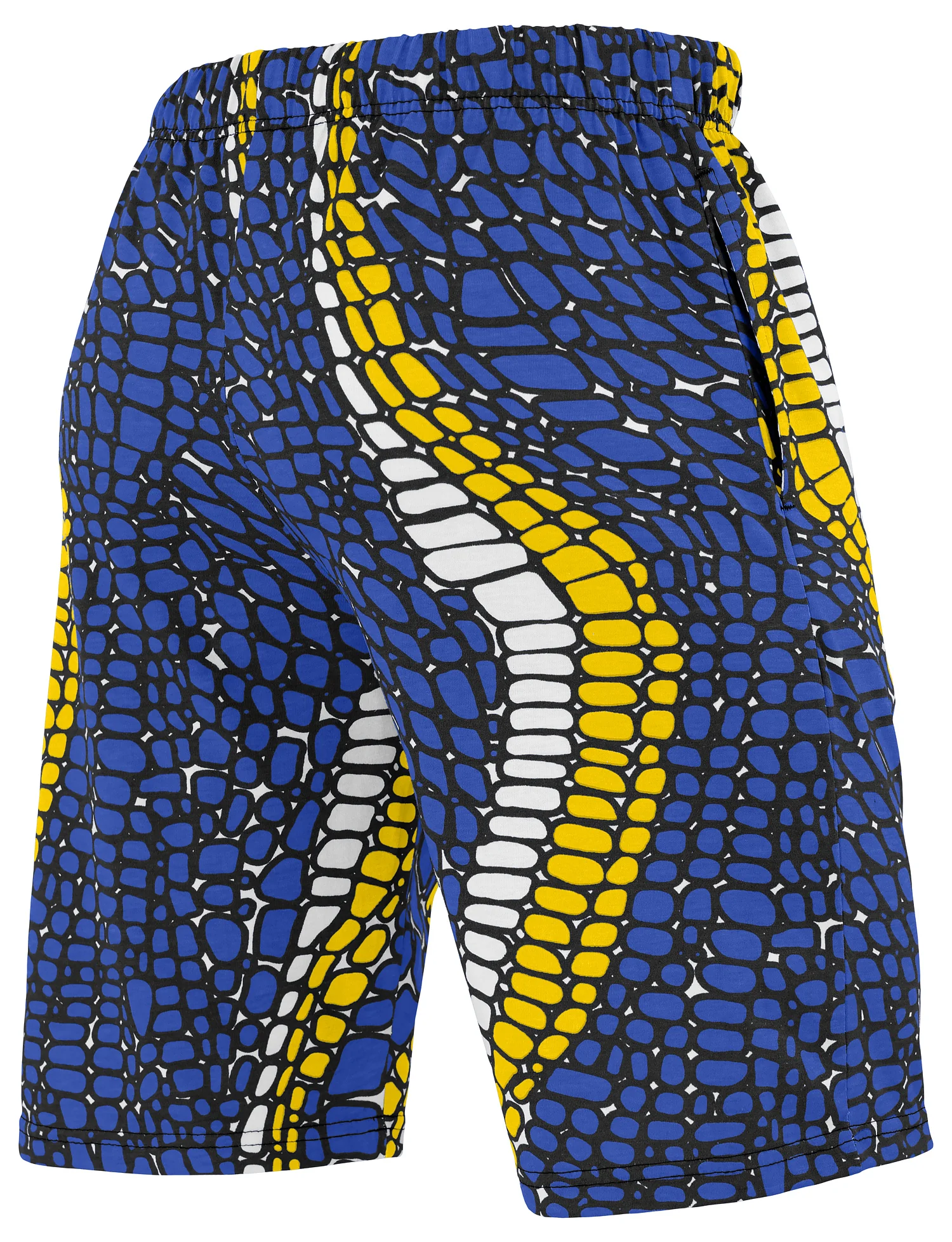 Zubaz NFL Adult Unisex Z88 Embroidered Gator 3 Color Shorts, Los Angeles Rams - Image 2