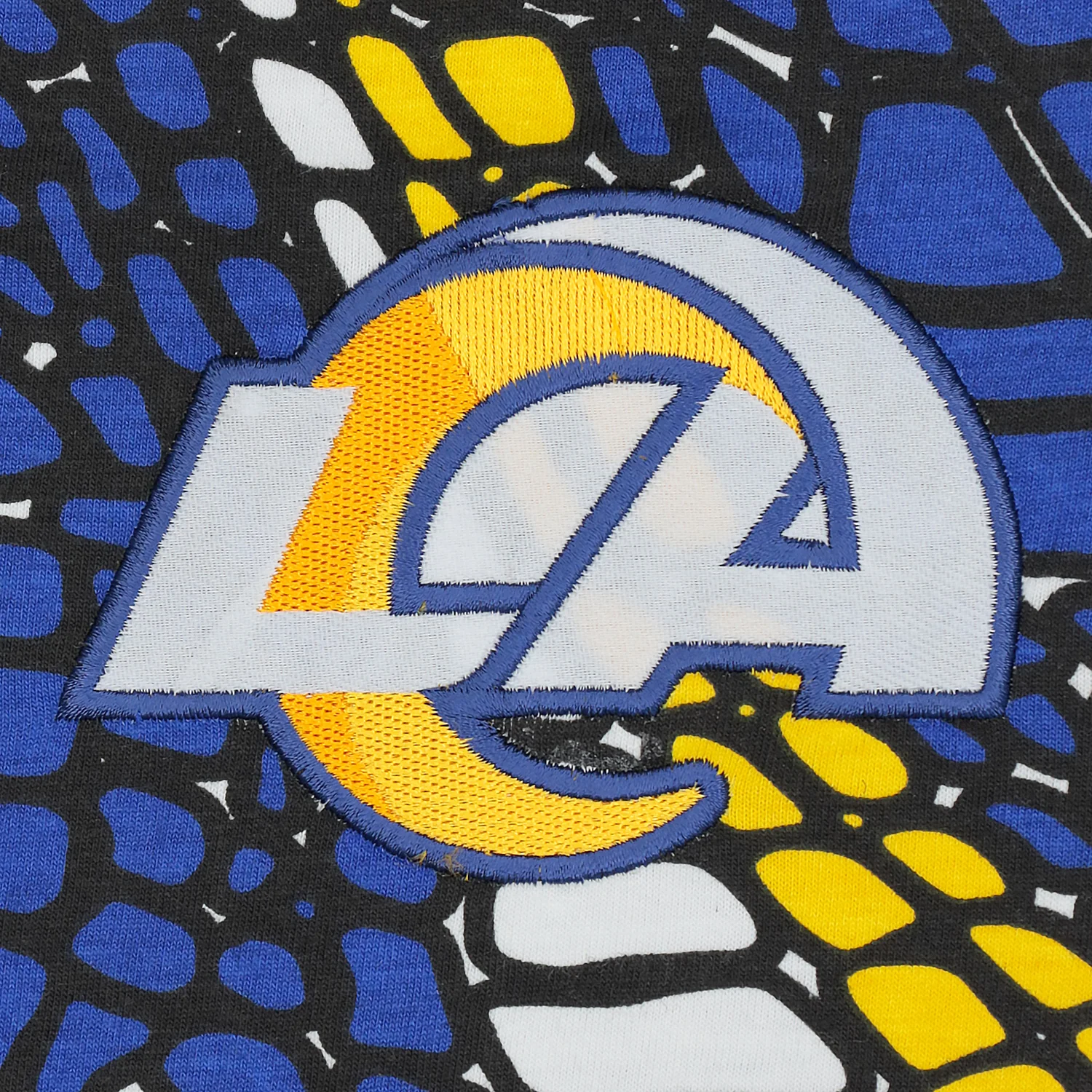 Zubaz NFL Adult Unisex Z88 Embroidered Gator 3 Color Shorts, Los Angeles Rams - Image 3
