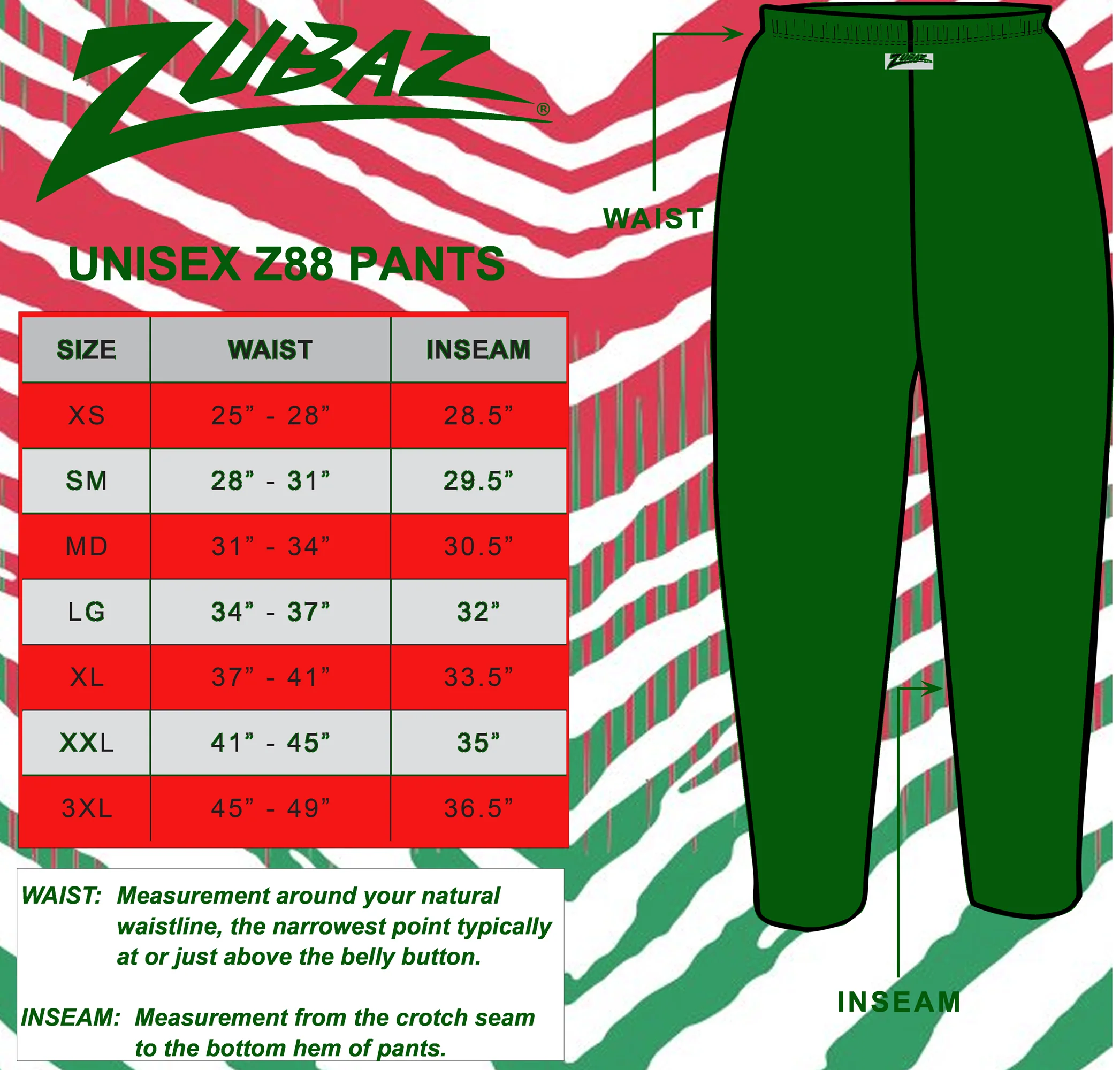 Zubaz NFL Adult Unisex Z88 Embroidered Holiday Ombre Pants, Washington Commanders - Image 29