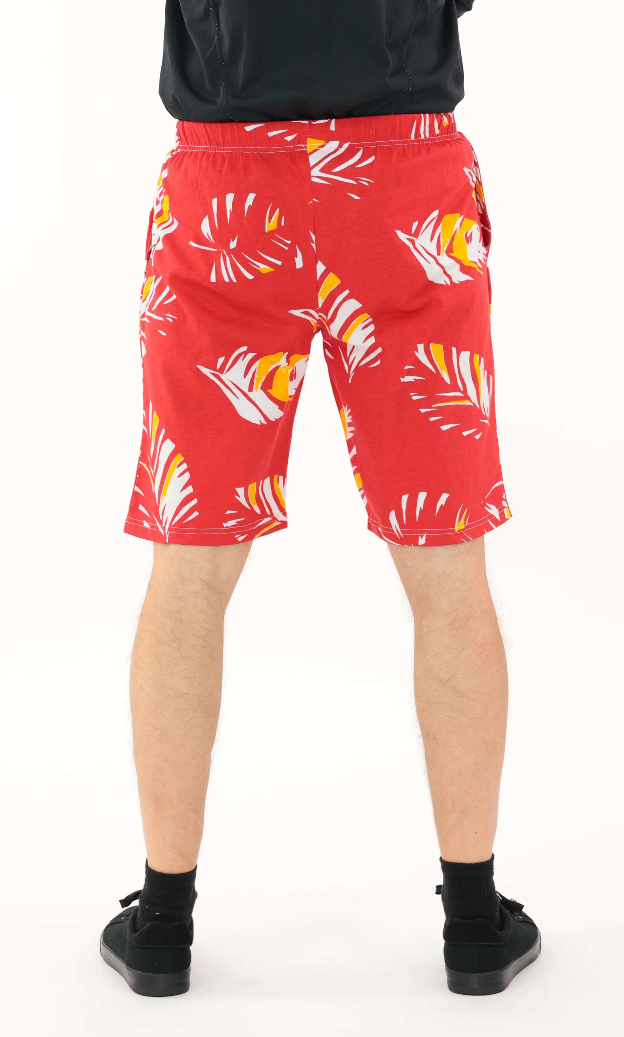 Zubaz NFL Adult Unisex Z88 Embroidered Leaf 3 Team Color Shorts, Kansas City Chiefs - Image 21