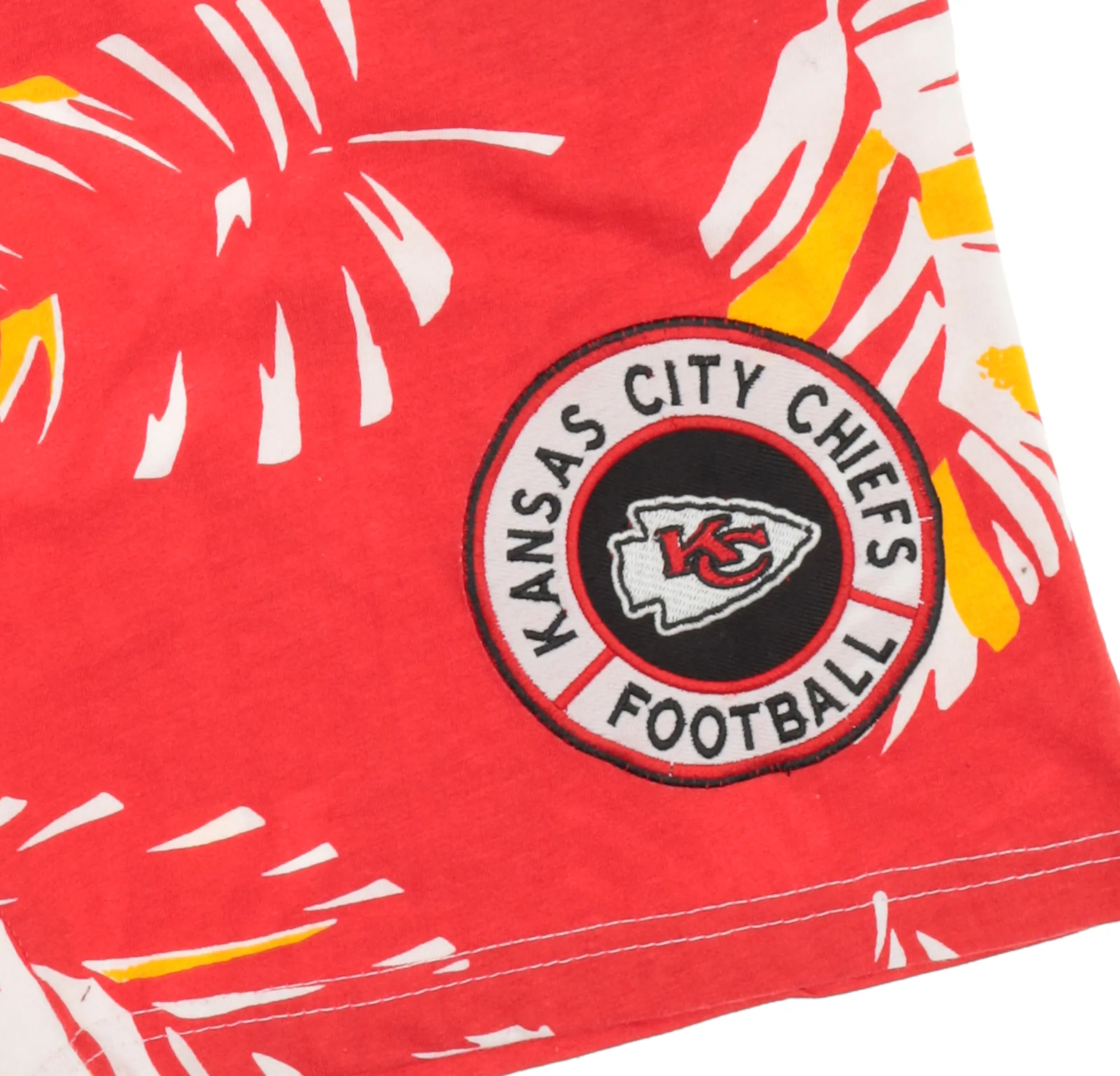 Zubaz NFL Adult Unisex Z88 Embroidered Leaf 3 Team Color Shorts, Kansas City Chiefs - Image 30