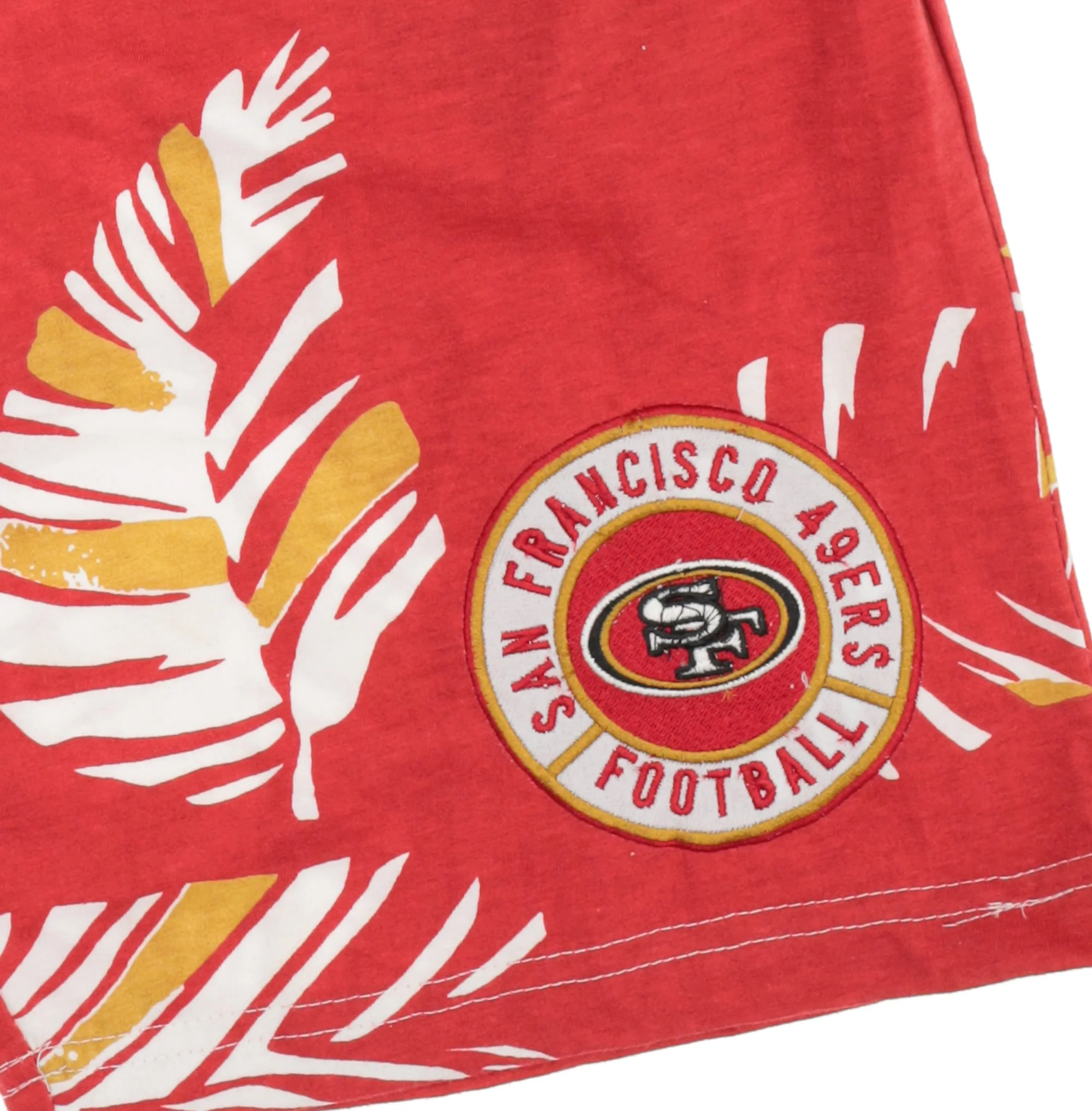 Zubaz NFL Adult Unisex Z88 Embroidered Leaf 3 Team Color Shorts, San Francisco 49ers - Image 23