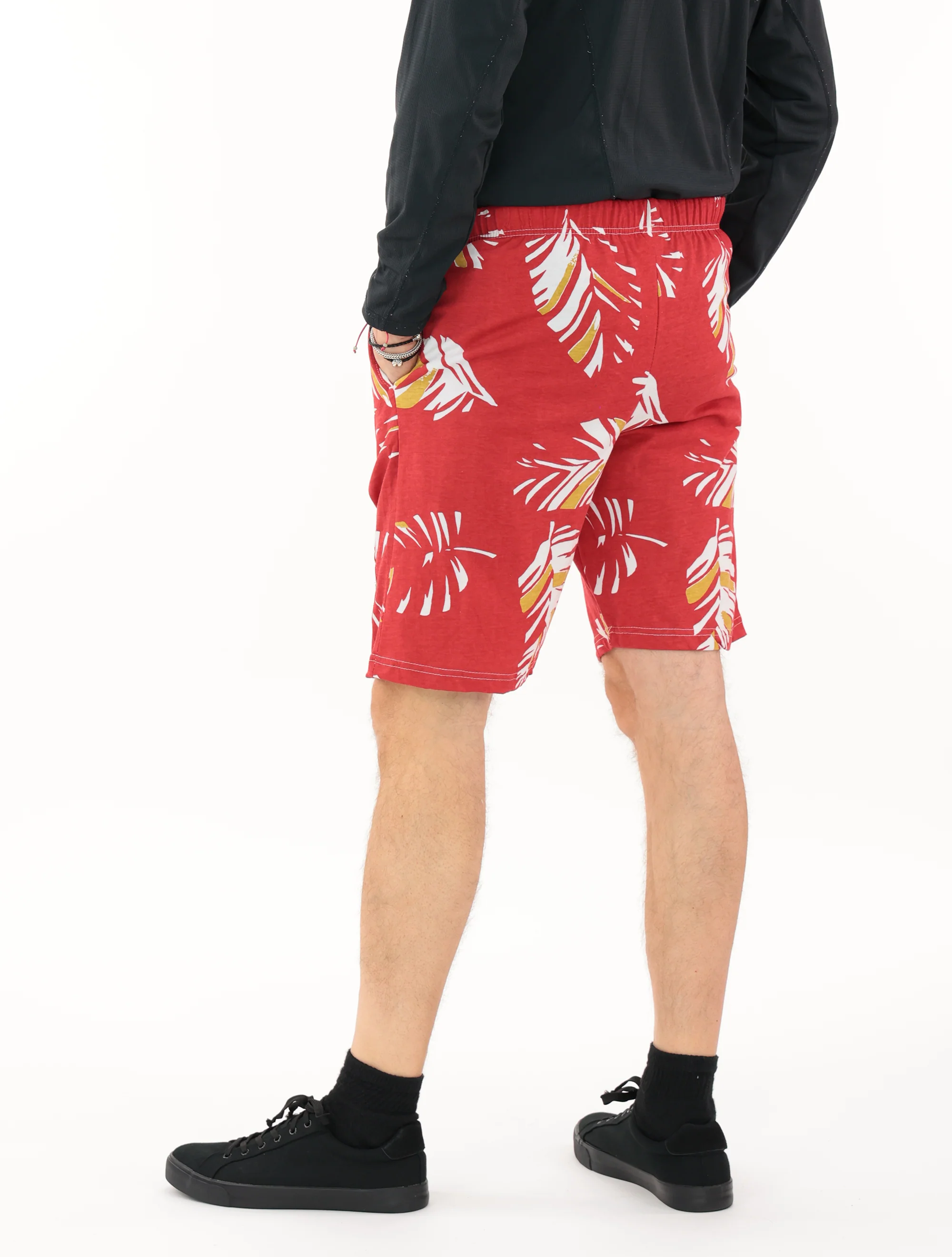 Zubaz NFL Adult Unisex Z88 Embroidered Leaf 3 Team Color Shorts, San Francisco 49ers - Image 29