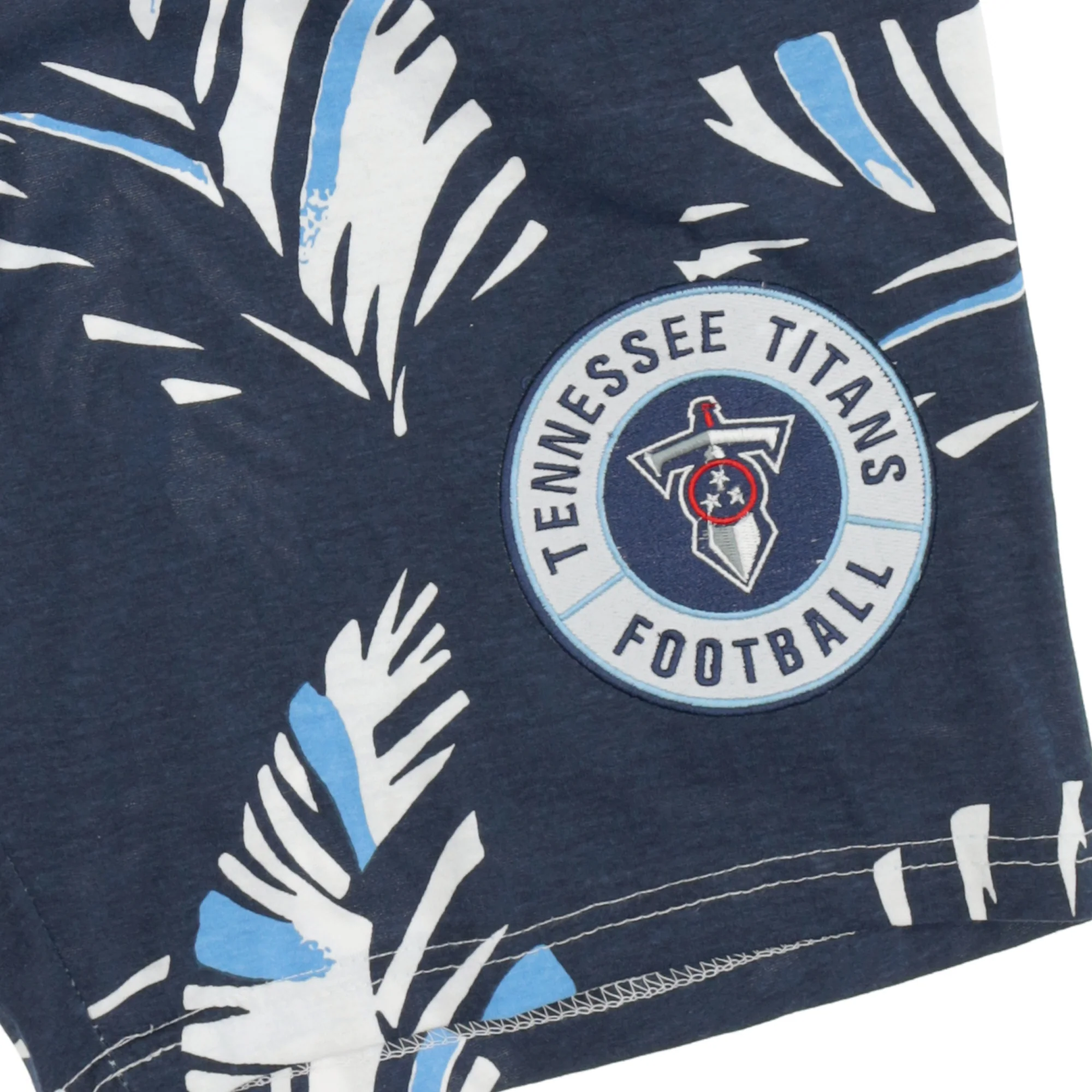 Zubaz NFL Adult Unisex Z88 Embroidered Leaf 3 Team Color Shorts, Tennessee Titans - Image 23