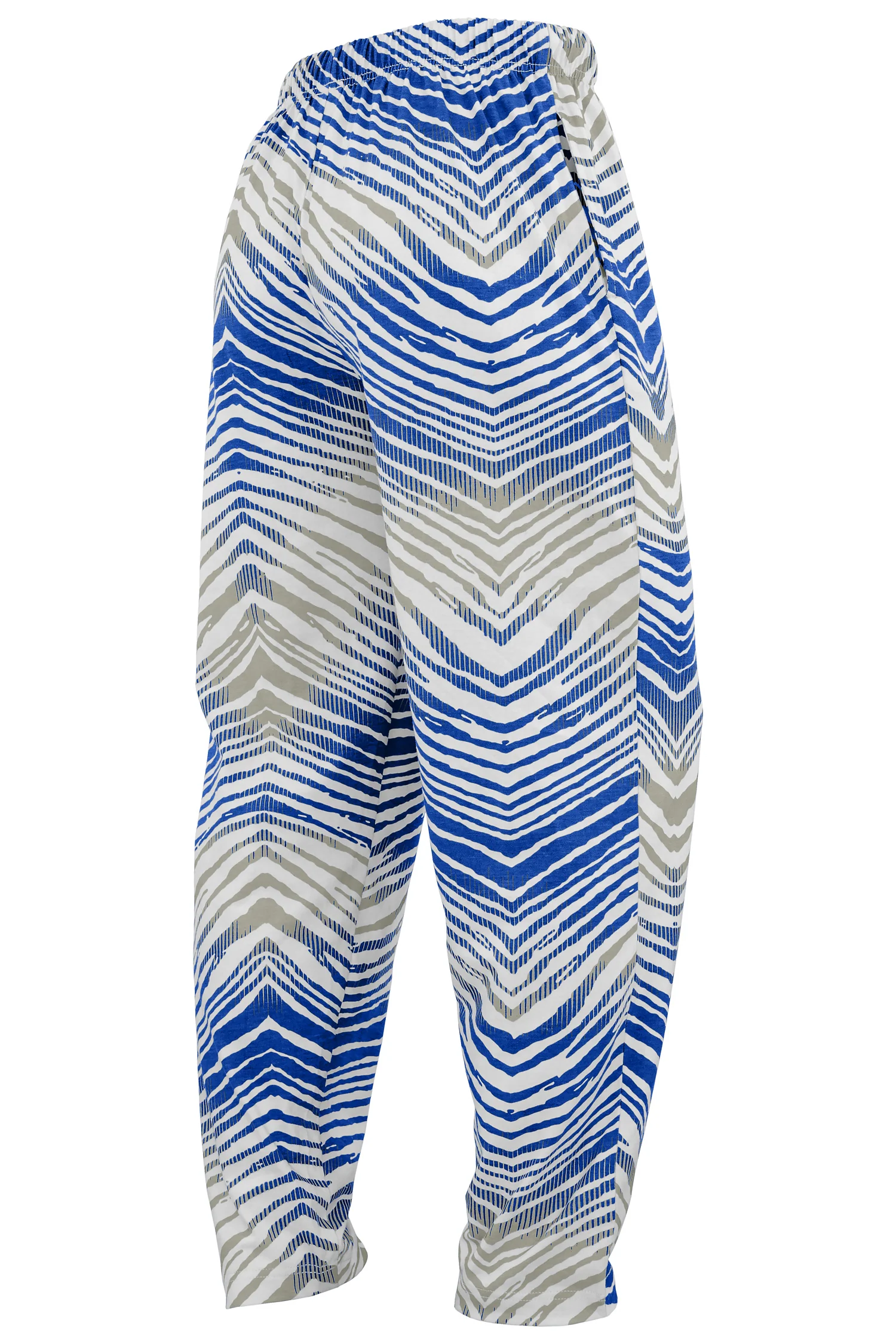 Zubaz NFL Adult Unisex Z88 Embroidered Zebra Ombre TMC Pants, Indianapolis Colts - Image 2