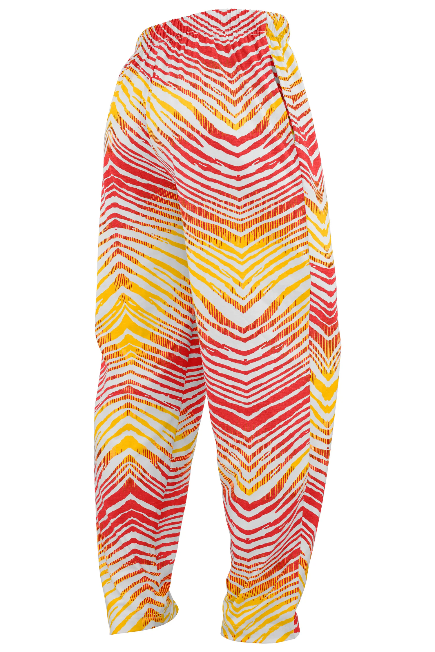Zubaz NFL Adult Unisex Z88 Embroidered Zebra Ombre TMC Pants, Kansas City Chiefs - Image 2