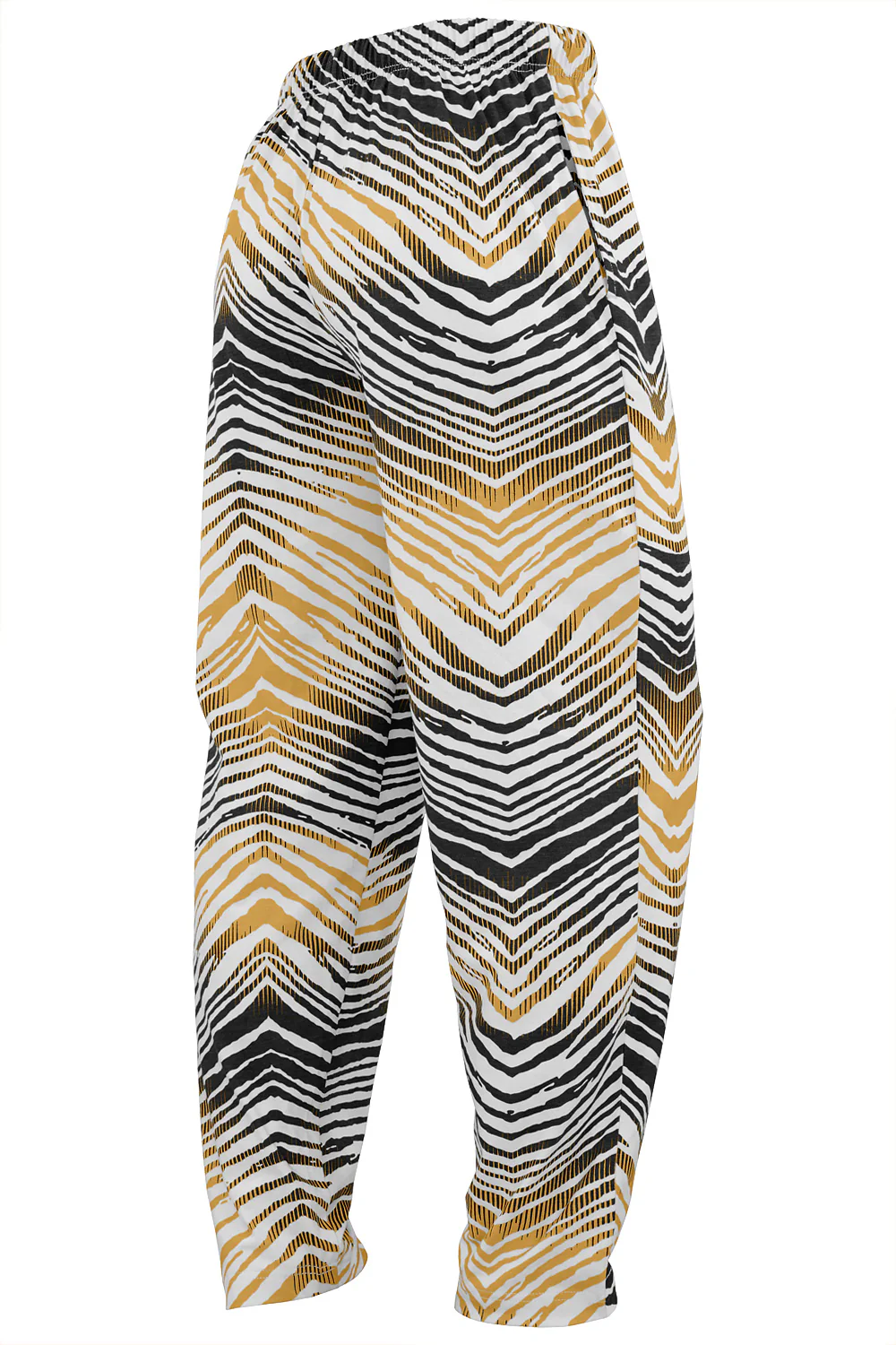 Zubaz NFL Adult Unisex Z88 Embroidered Zebra Ombre TMC Pants, New Orleans Saints - Image 2