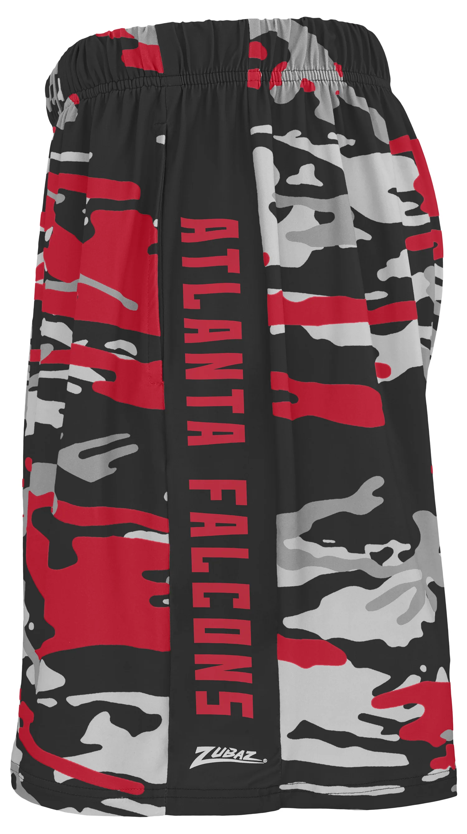 Zubaz NFL Men's 7in Alternate Camo Established Block Text Shorts, Atlanta Falcons - Image 2