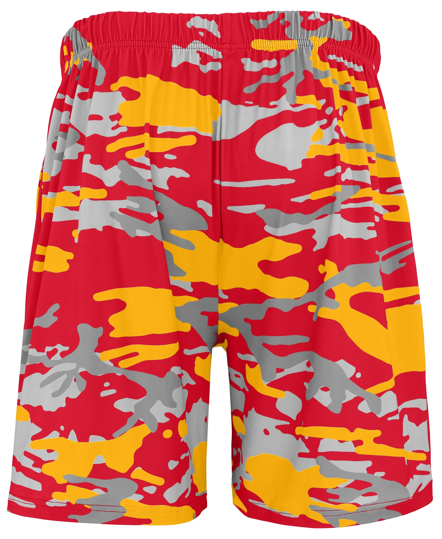 Zubaz NFL Men's 7in Alternate Camo Established Block Text Shorts, Kansas City Chiefs - Image 3