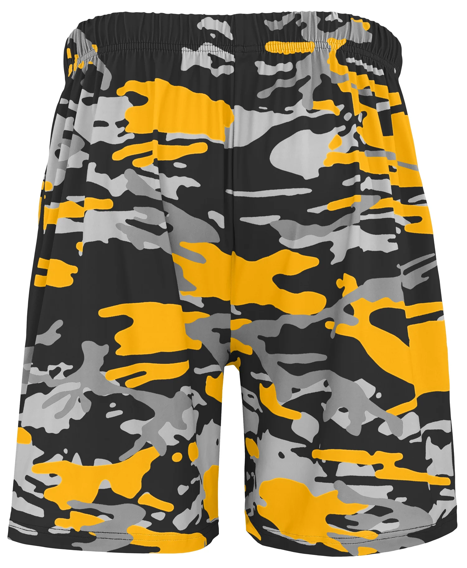 Zubaz NFL Men's 7in Alternate Camo Established Block Text Shorts, Pittsburgh Steelers - Image 3