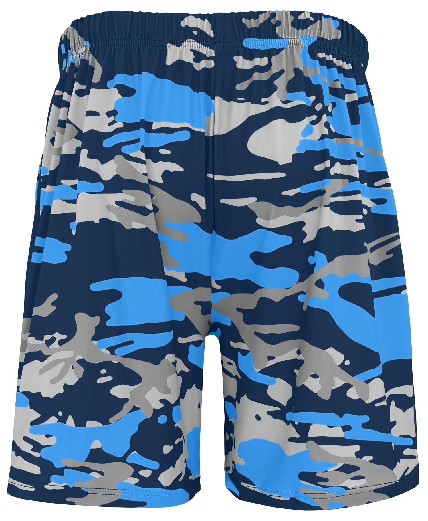 Zubaz NFL Men's 7in Alternate Camo Established Block Text Shorts, Tennessee Titans - Image 3