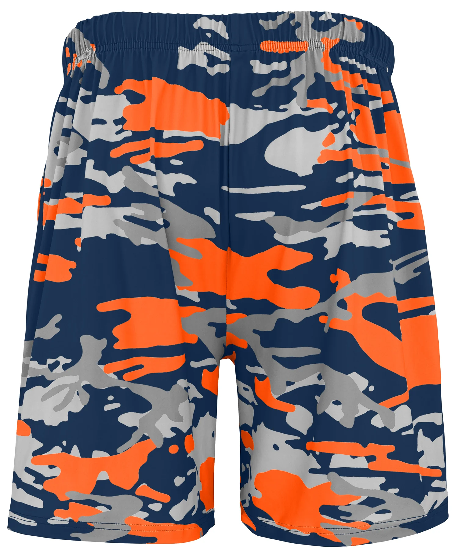 Zubaz NFL Men's 7in Alternate Camo Established Block Text Shorts, Denver Broncos - Image 3