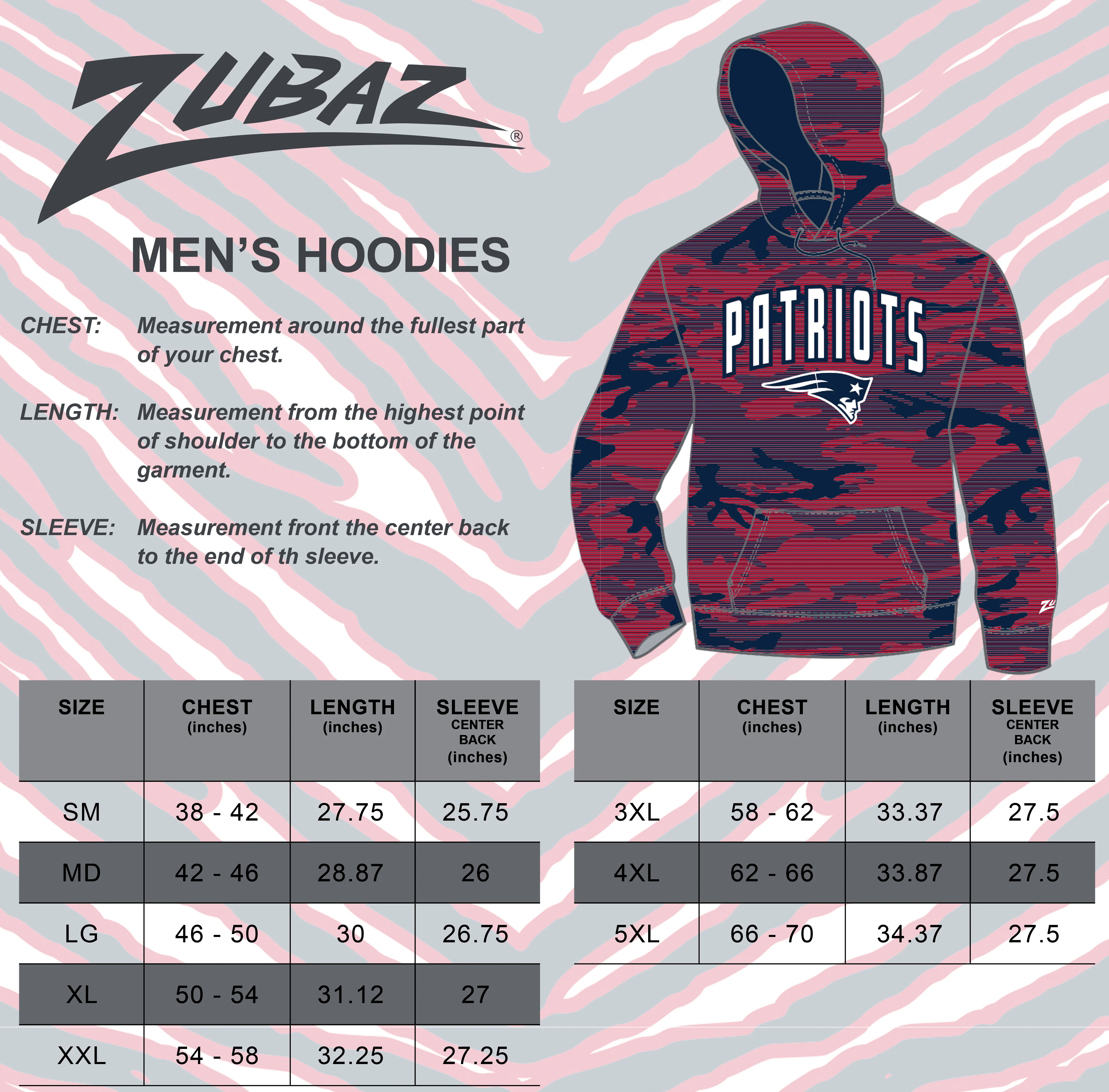 Zubaz NFL Men's Arch All Over Camo Hoodie, MINNESOTA VIKINGS - Image 12