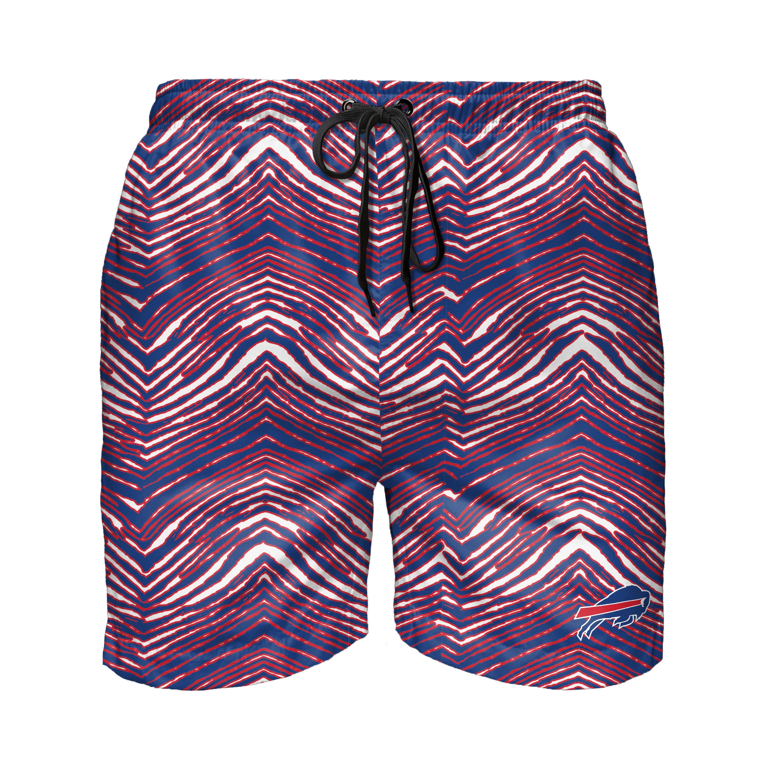 Zubaz NFL Men's Buffalo Bills Exclusive 5.5 Inch Swim Trunk - Image 3