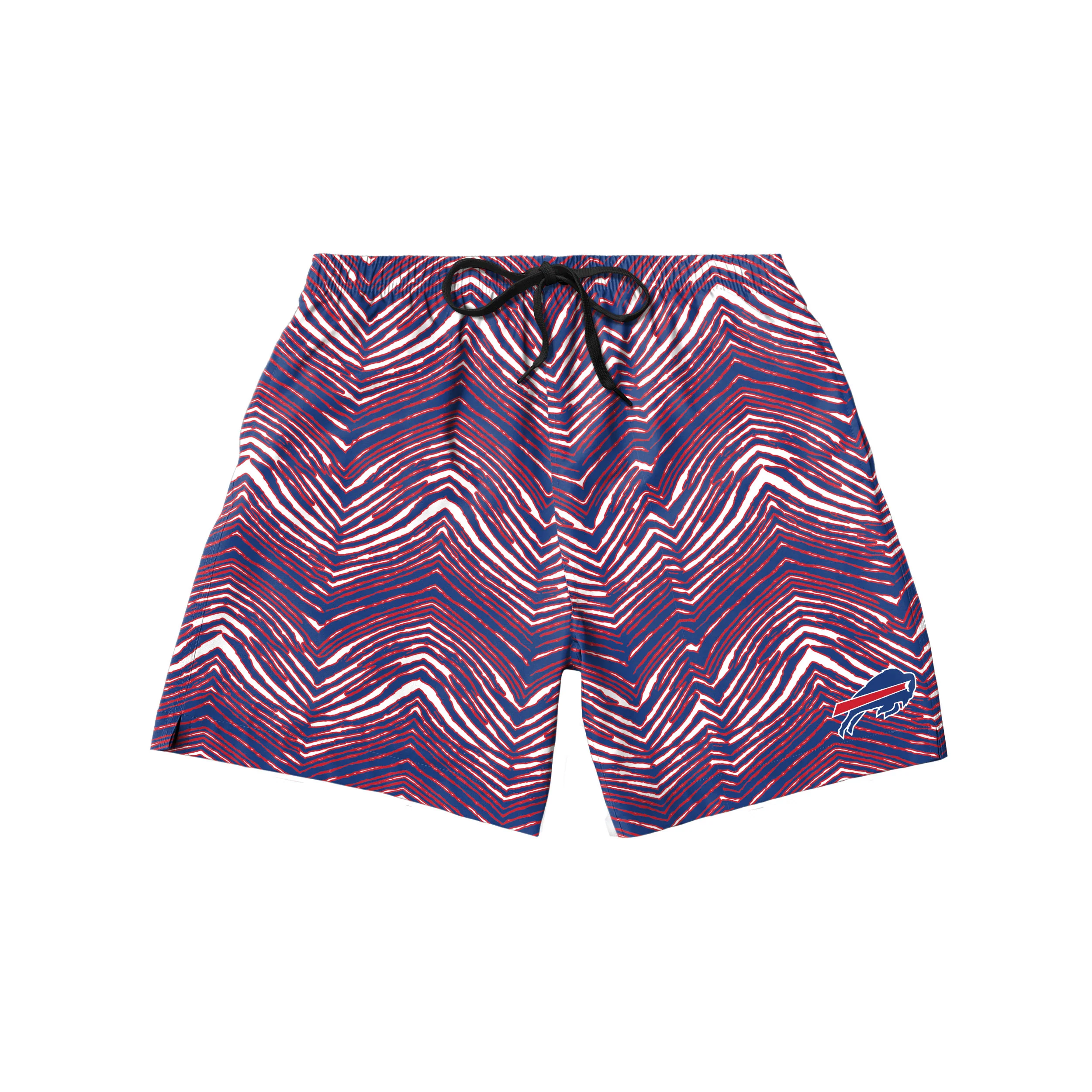 Zubaz NFL Men's Buffalo Bills Exclusive 5.5 Inch Swim Trunk - Image 4