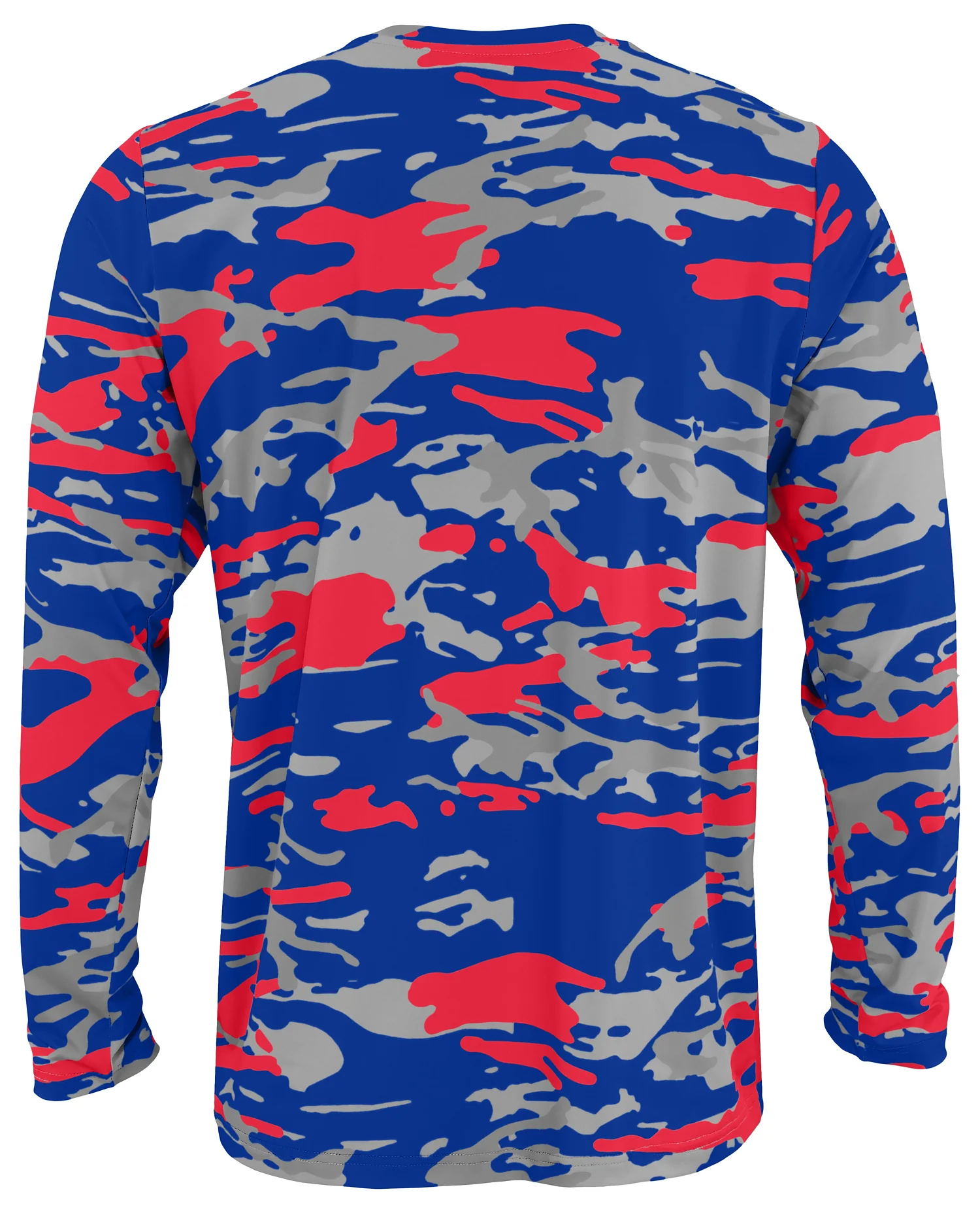 Zubaz NFL Men's Camo Alternate Color with White Circle Logo Long Sleeve T-Shirt, Buffalo Bills - Image 51