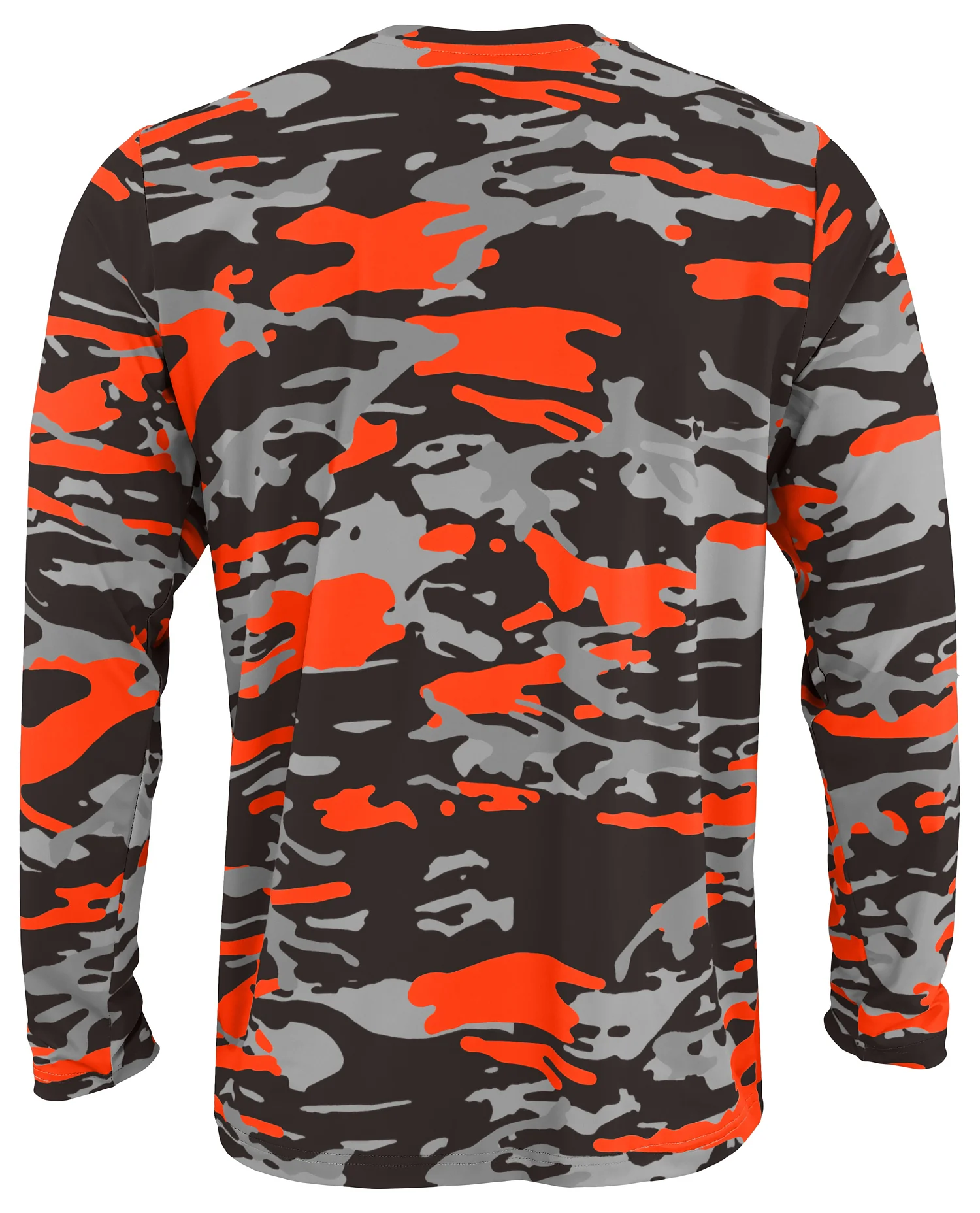 Zubaz NFL Men's Camo Alternate Color with White Circle Logo Long Sleeve T-Shirt, Cleveland Browns - Image 51