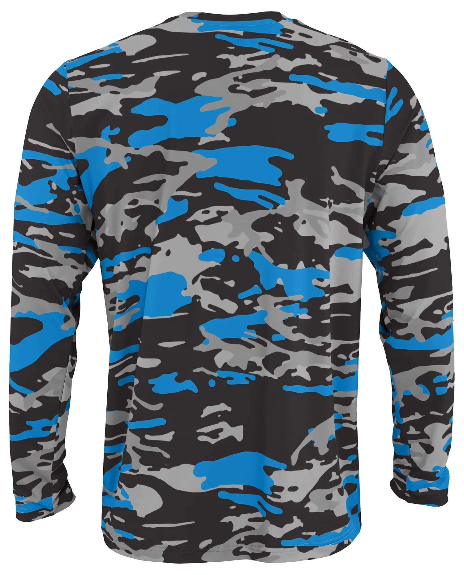 Zubaz NFL Men's Camo Alternate Color with White Circle Logo Long Sleeve T-Shirt, Detroit Lions - Image 44