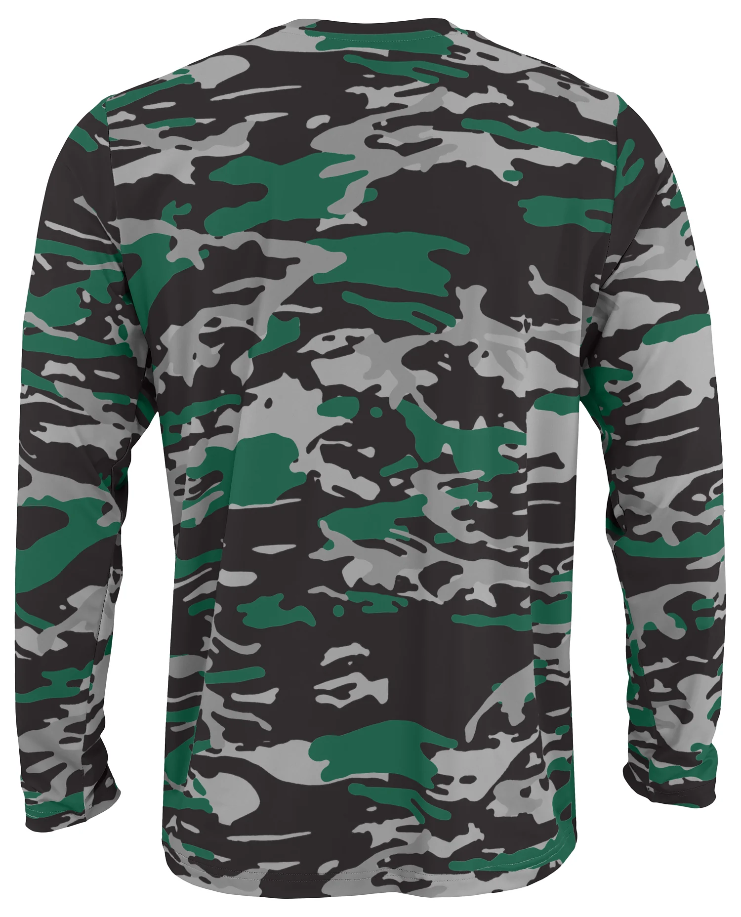 Zubaz NFL Men's Camo Alternate Color with White Circle Logo Long Sleeve T-Shirt, New York Jets - Image 9