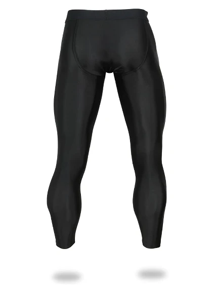 Zubaz NFL Men's Cincinnati Bengals Active Performance Compression Black Leggings - Image 2