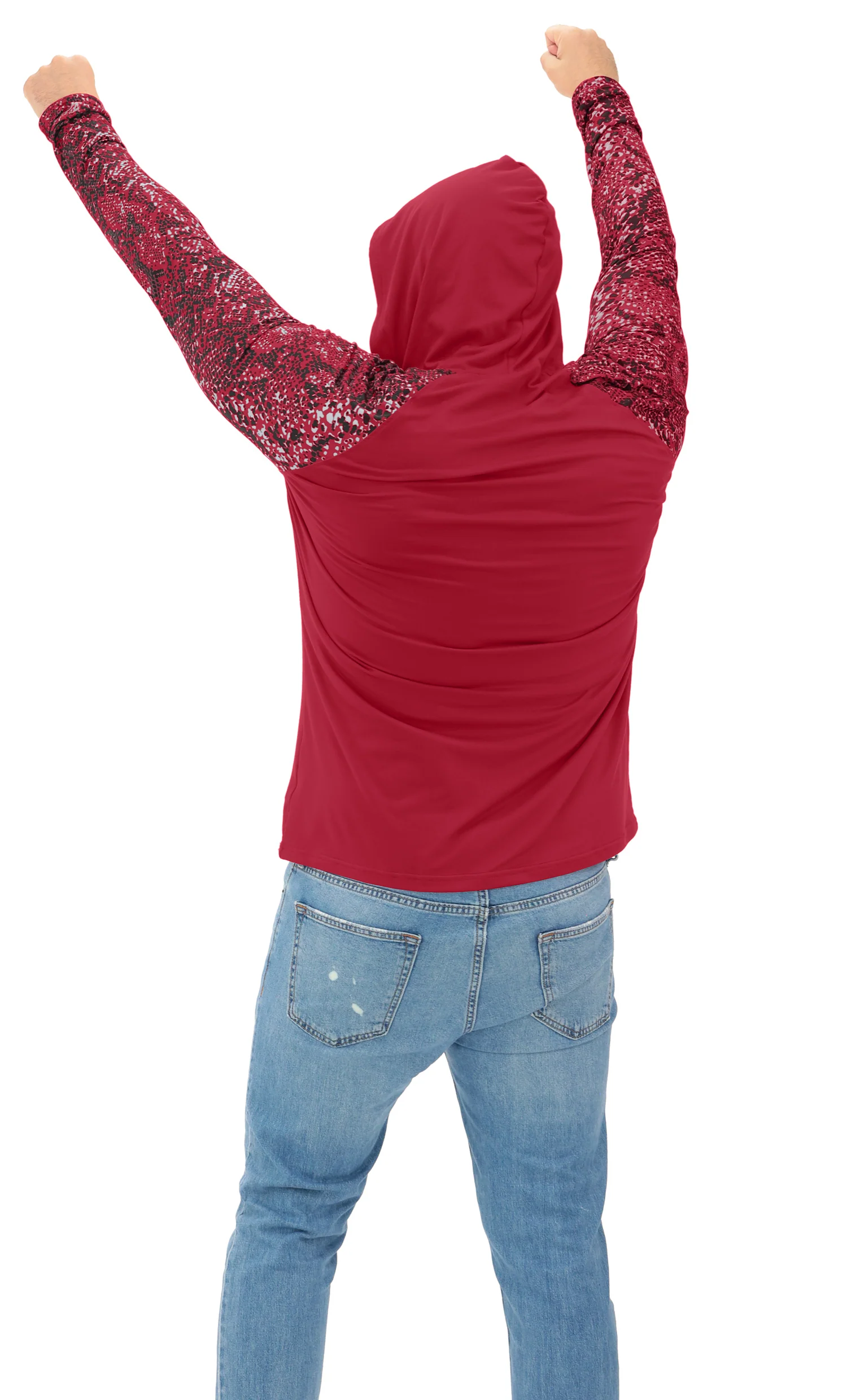 Zubaz NFL Men's Formation Post Sleeves Lightweight Hoodie, ARIZONA CARDINALS - Image 25