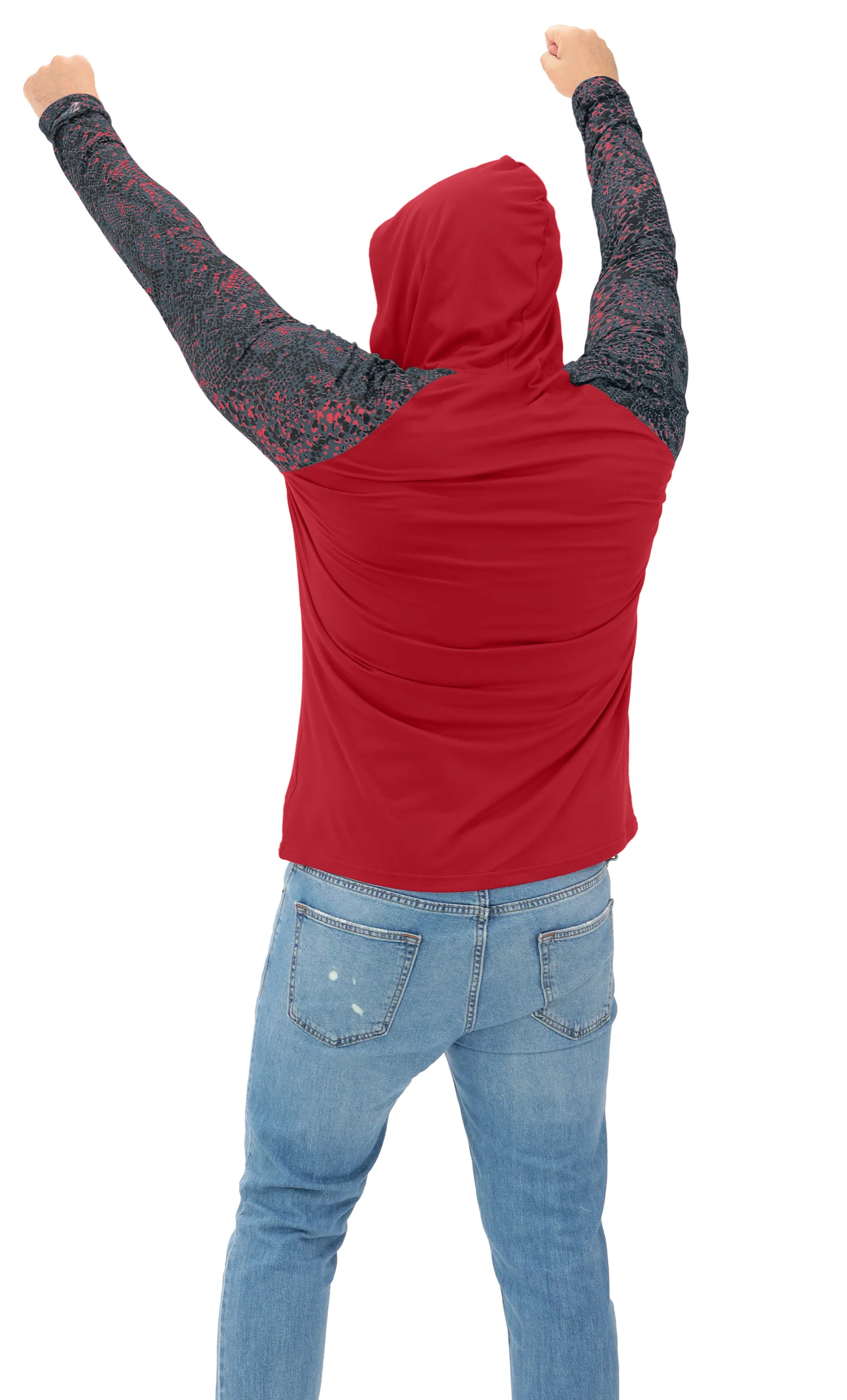 Zubaz NFL Men's Formation Post Sleeves Lightweight Hoodie, TAMPA BAY BUCCANEERS - Image 22