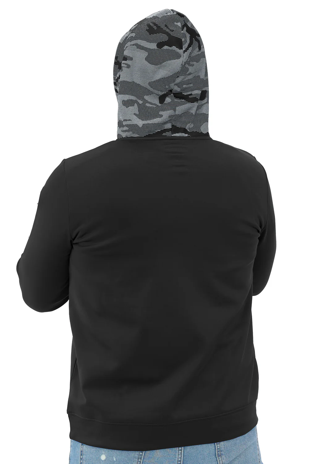 Zubaz NFL Men's Front and Sleeve Print Camo Line Hood Hoodie, LAS VEGAS RAIDERS - Image 31