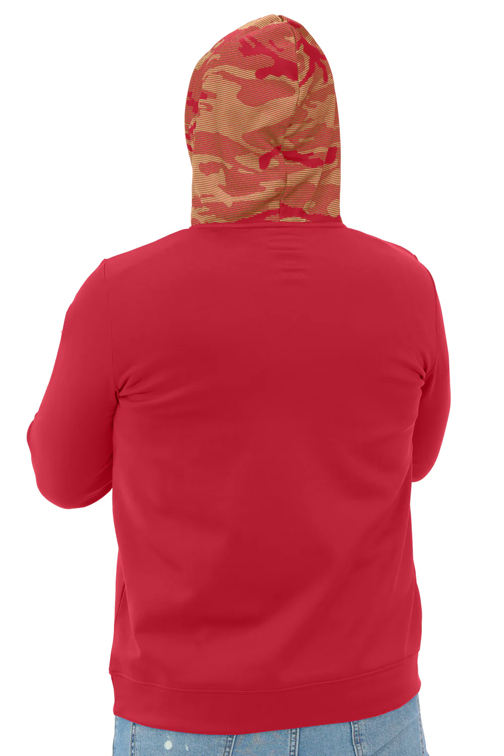 Zubaz NFL Men's Front and Sleeve Print Camo Line Hood Hoodie, SAN FRANCISCO 49ERS - Image 23