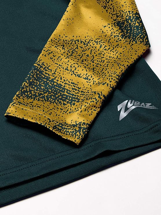 Zubaz NFL MENS GREEN BAY PACKERS SOLID BODY GREEN/GOLD STATIC FRENCH TERRY LW HOOD Double Extra Large - Image 4