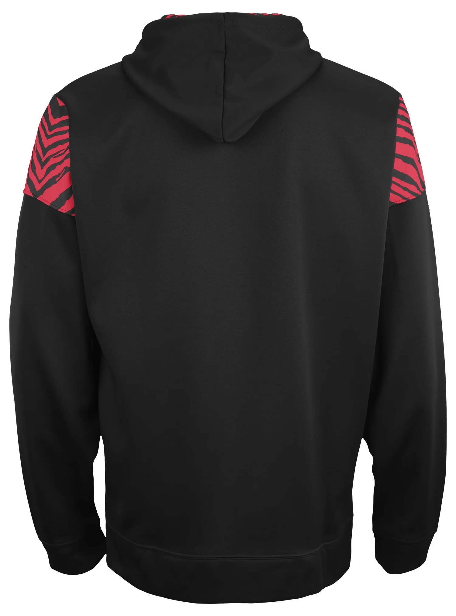 Zubaz NFL Men's Logo 2 Color Zebra Bands and Hood Liner Full Zip Hoodie, ATLANTA FALCONS - Image 17