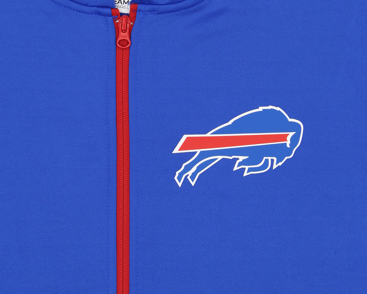 Zubaz NFL Men's Logo 2 Color Zebra Bands and Hood Liner Full Zip Hoodie, BUFFALO BILLS - Image 6