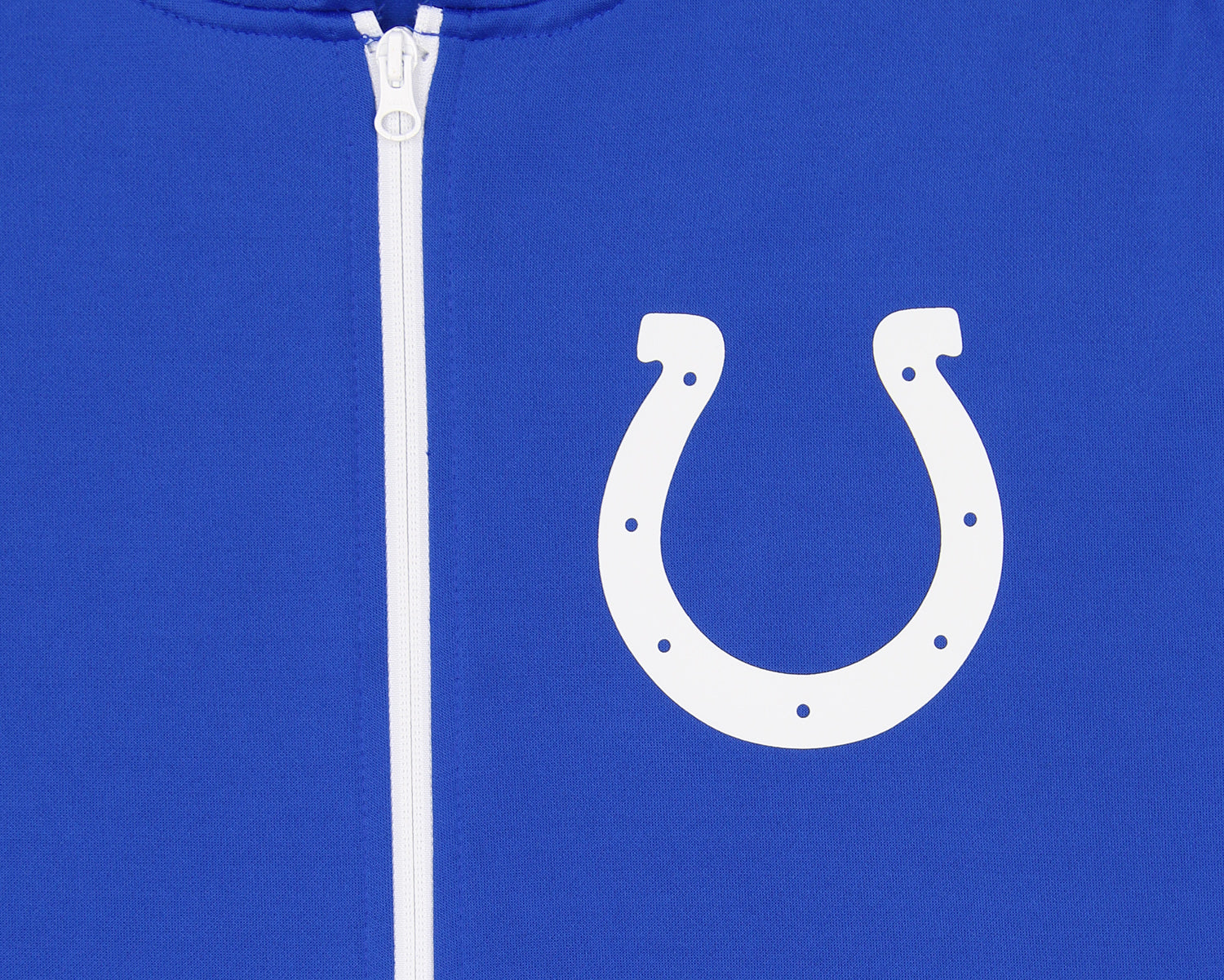 Zubaz NFL Men's Logo 2 Color Zebra Bands and Hood Liner Full Zip Hoodie, INDIANAPOLIS COLTS - Image 4
