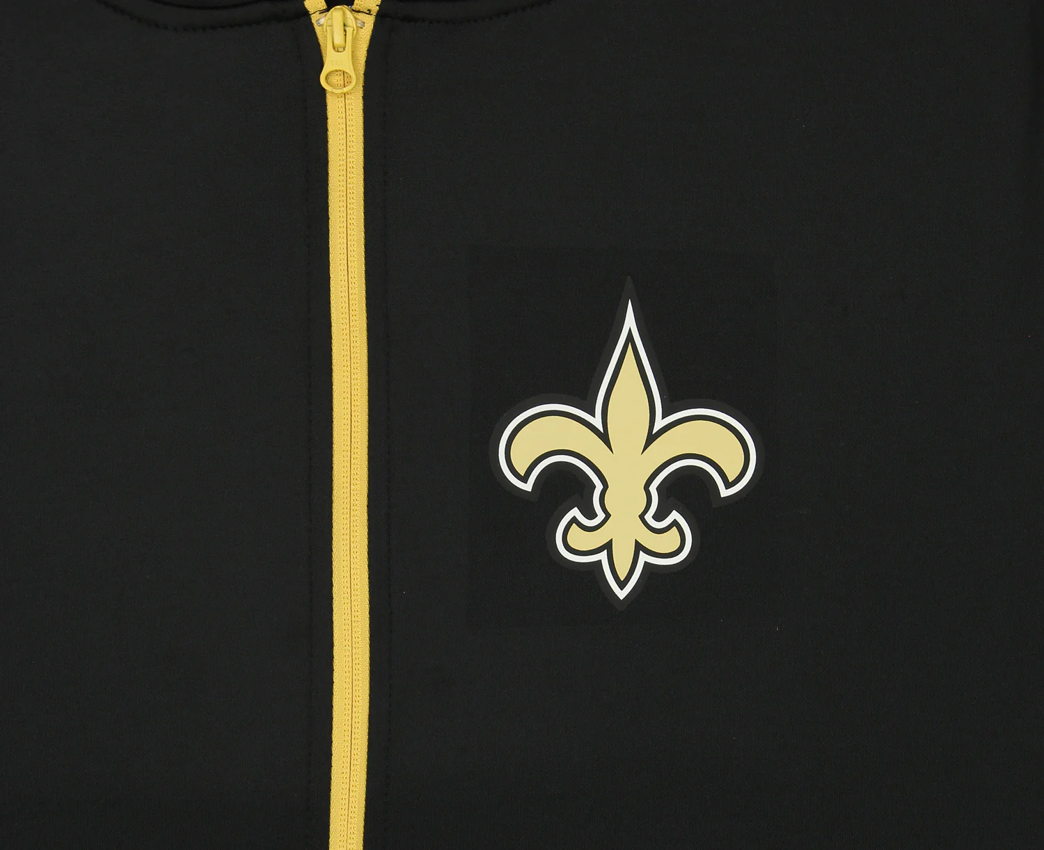Zubaz NFL Men's Logo 2 Color Zebra Bands and Hood Liner Full Zip Hoodie, NEW ORLEANS SAINTS - Image 12