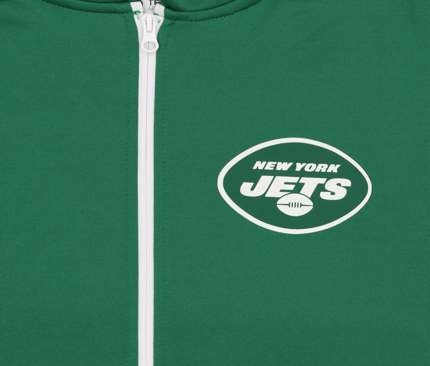 Zubaz NFL Men's Logo 2 Color Zebra Bands and Hood Liner Full Zip Hoodie, NEW YORK JETS - Image 9