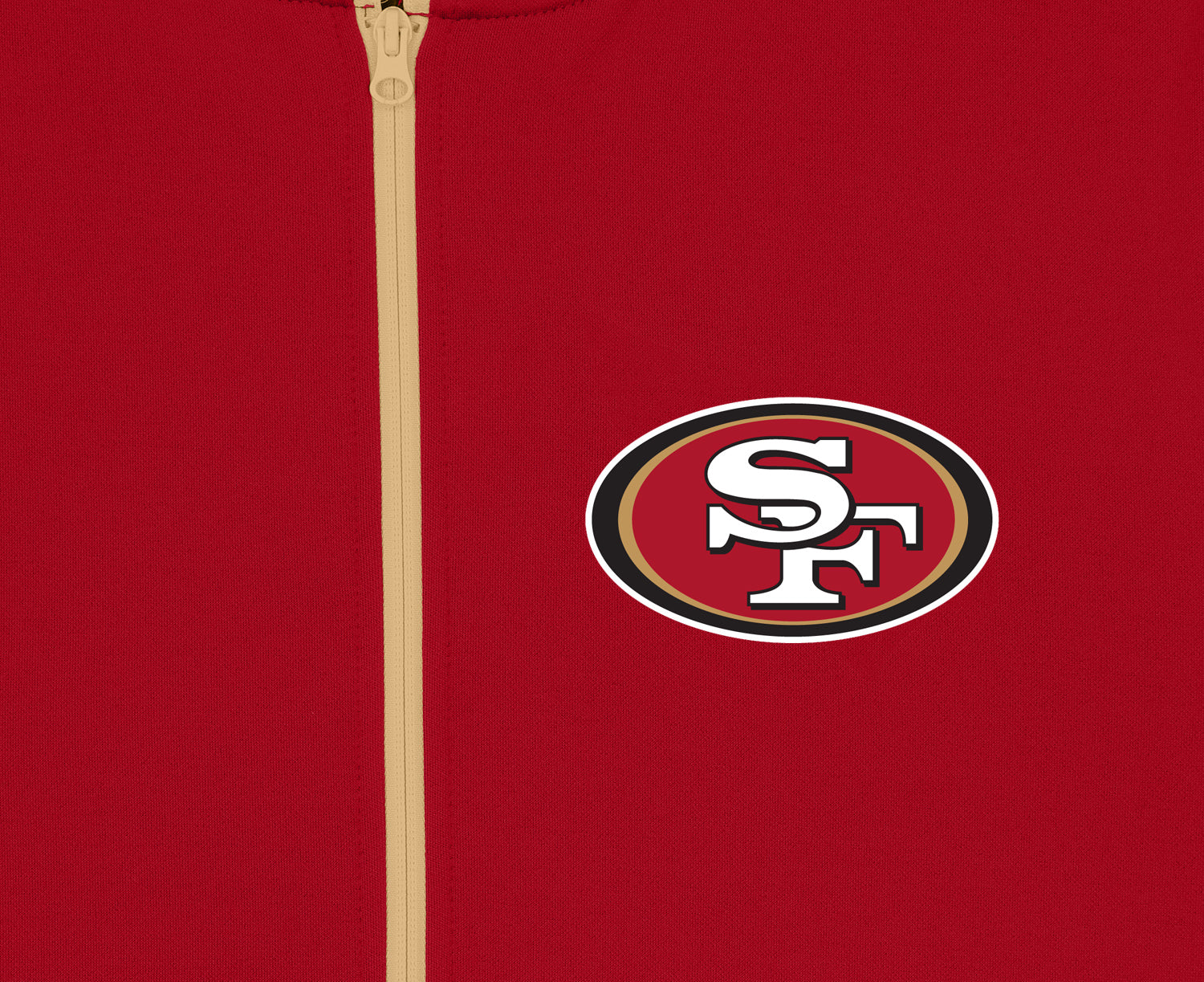Zubaz NFL Men's Logo 2 Color Zebra Bands and Hood Liner Full Zip Hoodie, SAN FRANCISCO 49ERS - Image 12